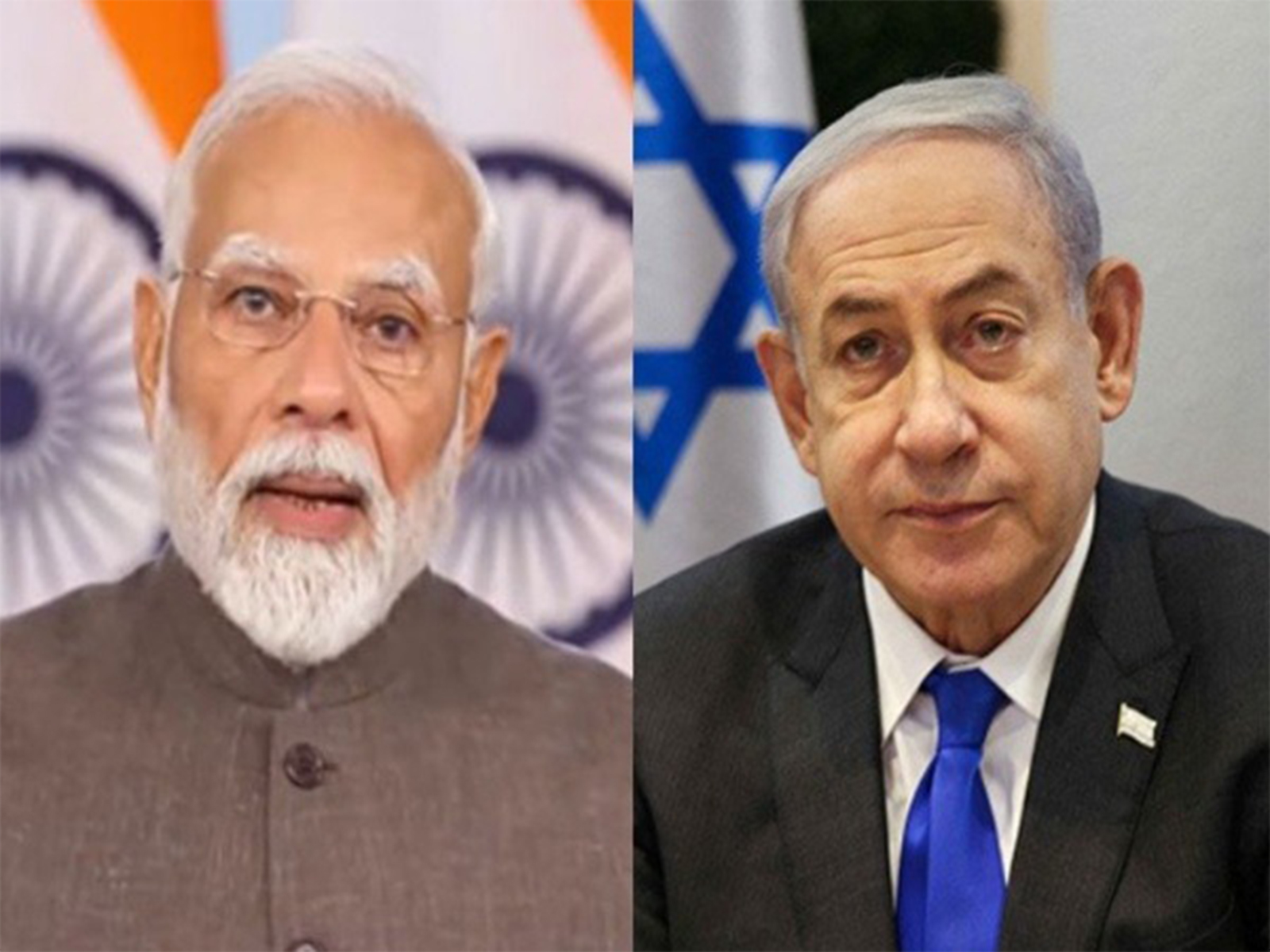 Prime Minister Narendra Modi (left) and Israeli PM Benjamin Netanyahu (Photo/ANI) Prime Minister Narendra Modi (left) and Israeli PM Benjamin Netanyahu (Photo/ANI)