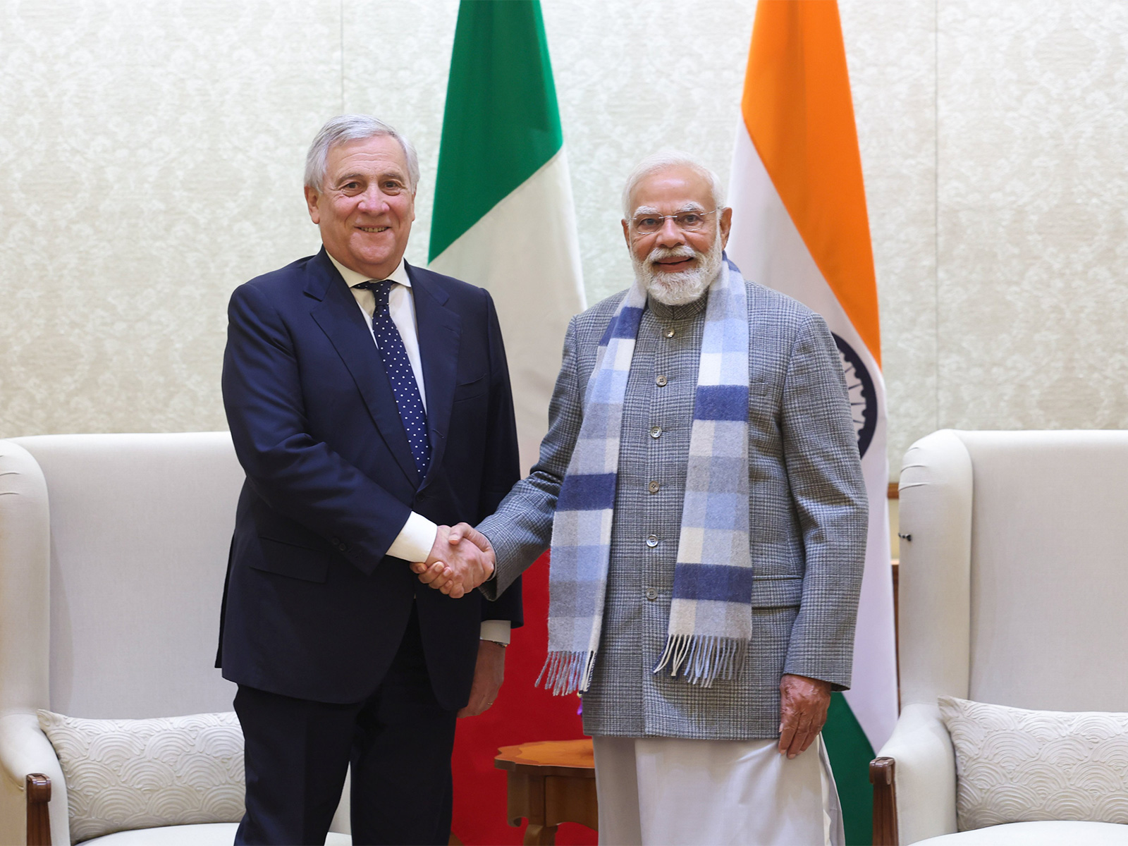 Prime Minister Narendra Modi meets Italy’s Deputy Prime Minister Antonio Tajani in New Delhi. (Photo: X/@narendramodi) Prime Minister Narendra Modi meets Italy’s Deputy Prime Minister Antonio Tajani in New Delhi. (Photo: X/@narendramodi)
