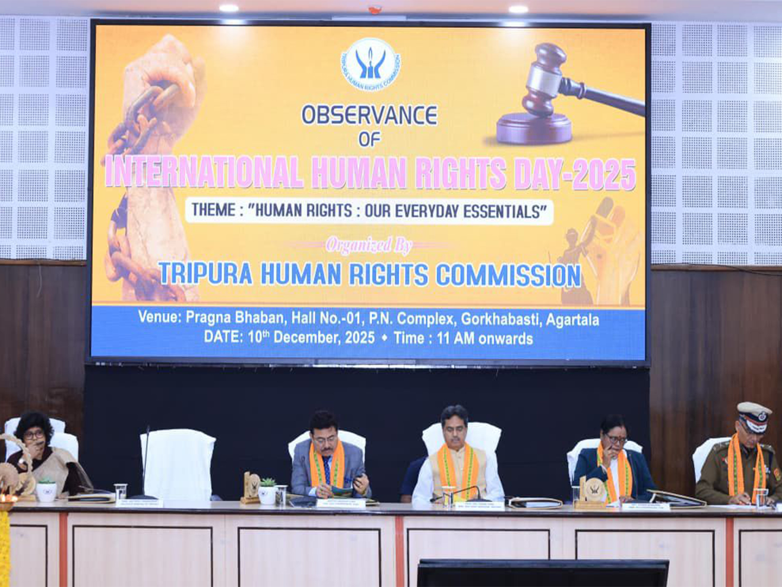 International Human Rights Day event in Agartala (Photo/CMO Tripura)