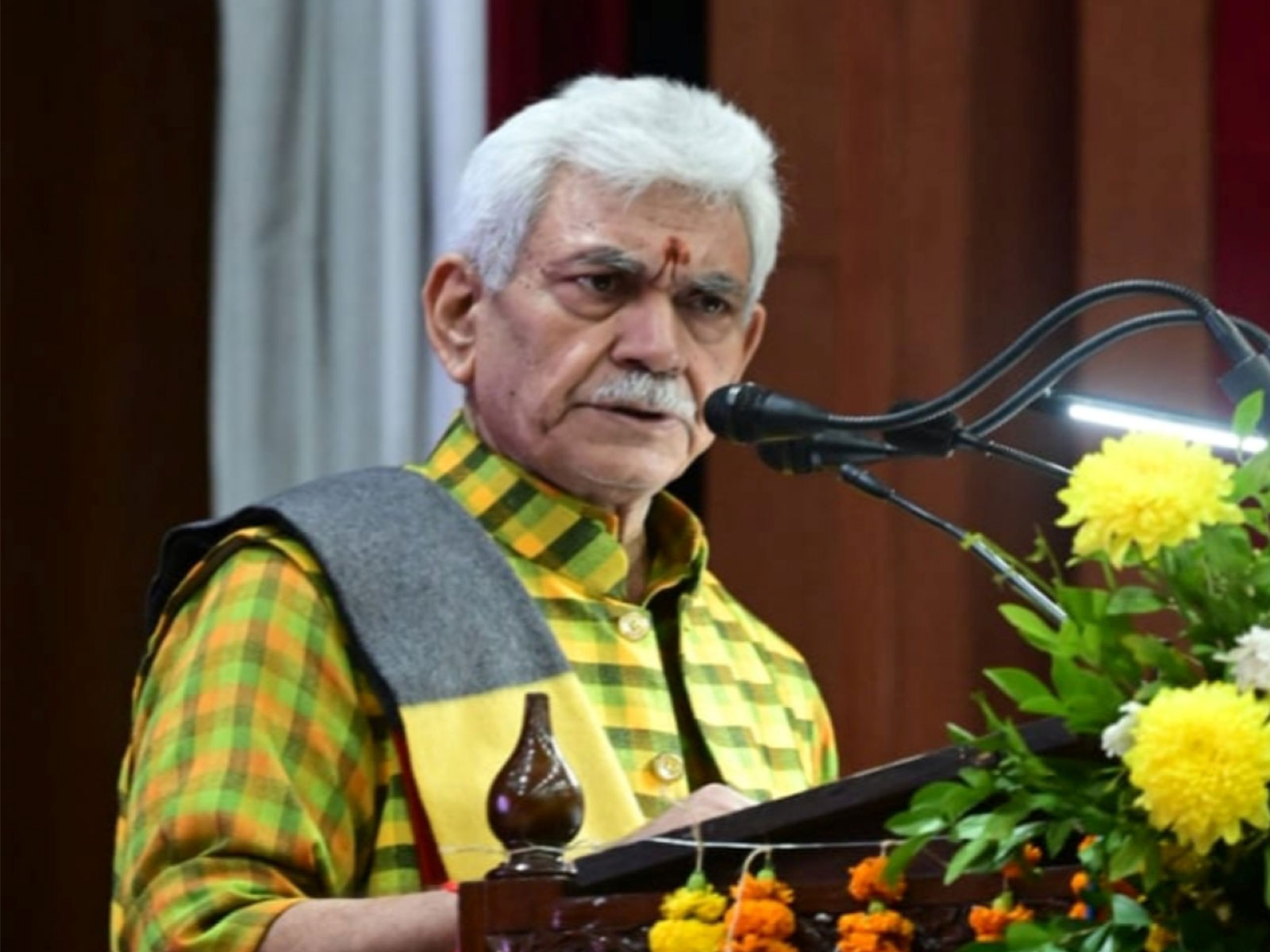 Lieutenant Governor Manoj Sinha. (Photo/ANI) Lieutenant Governor Manoj Sinha. (Photo/ANI)