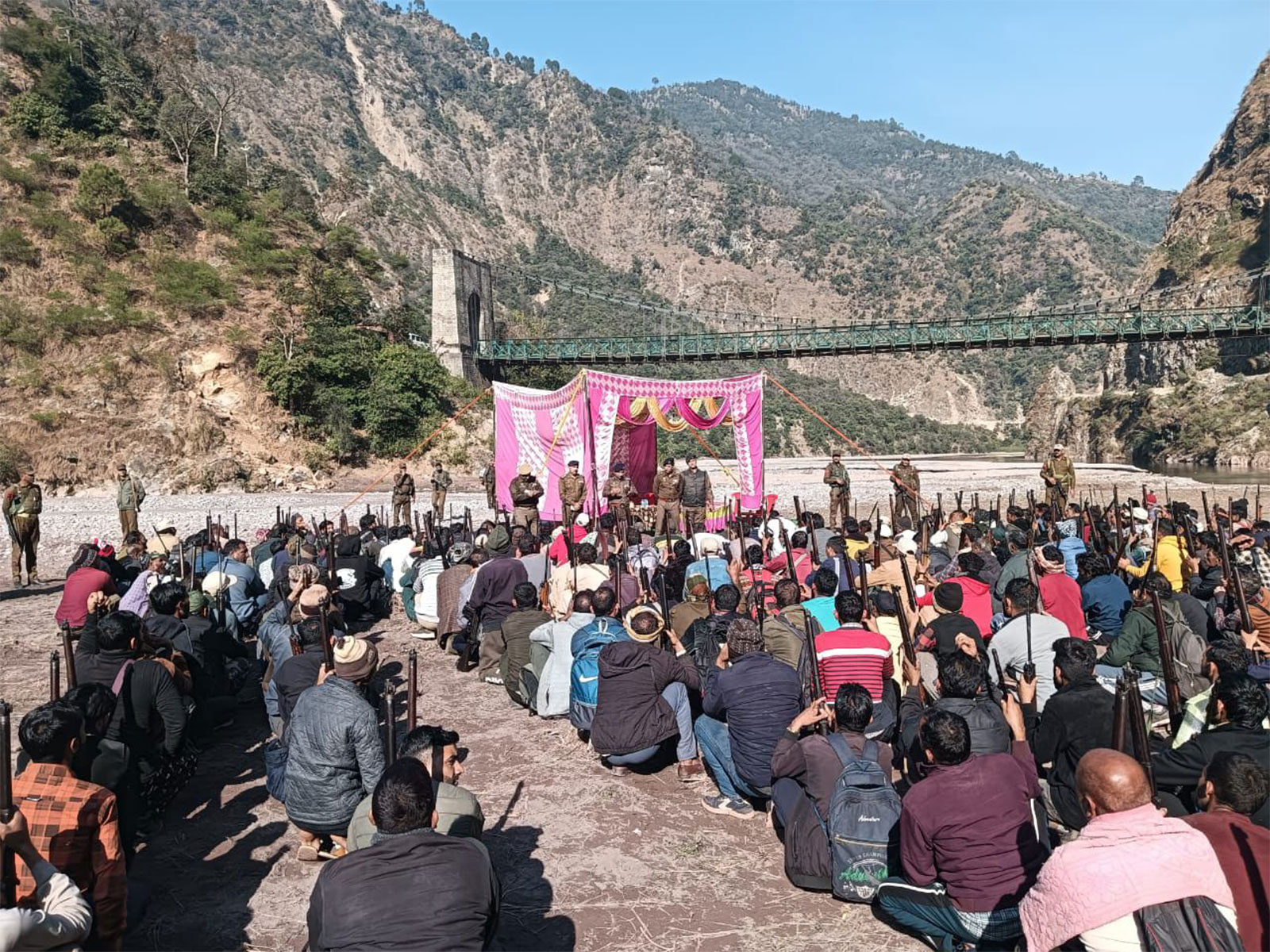 Visuals from the review meeting (Photo: J-K Police) Visuals from the review meeting (Photo: J-K Police)