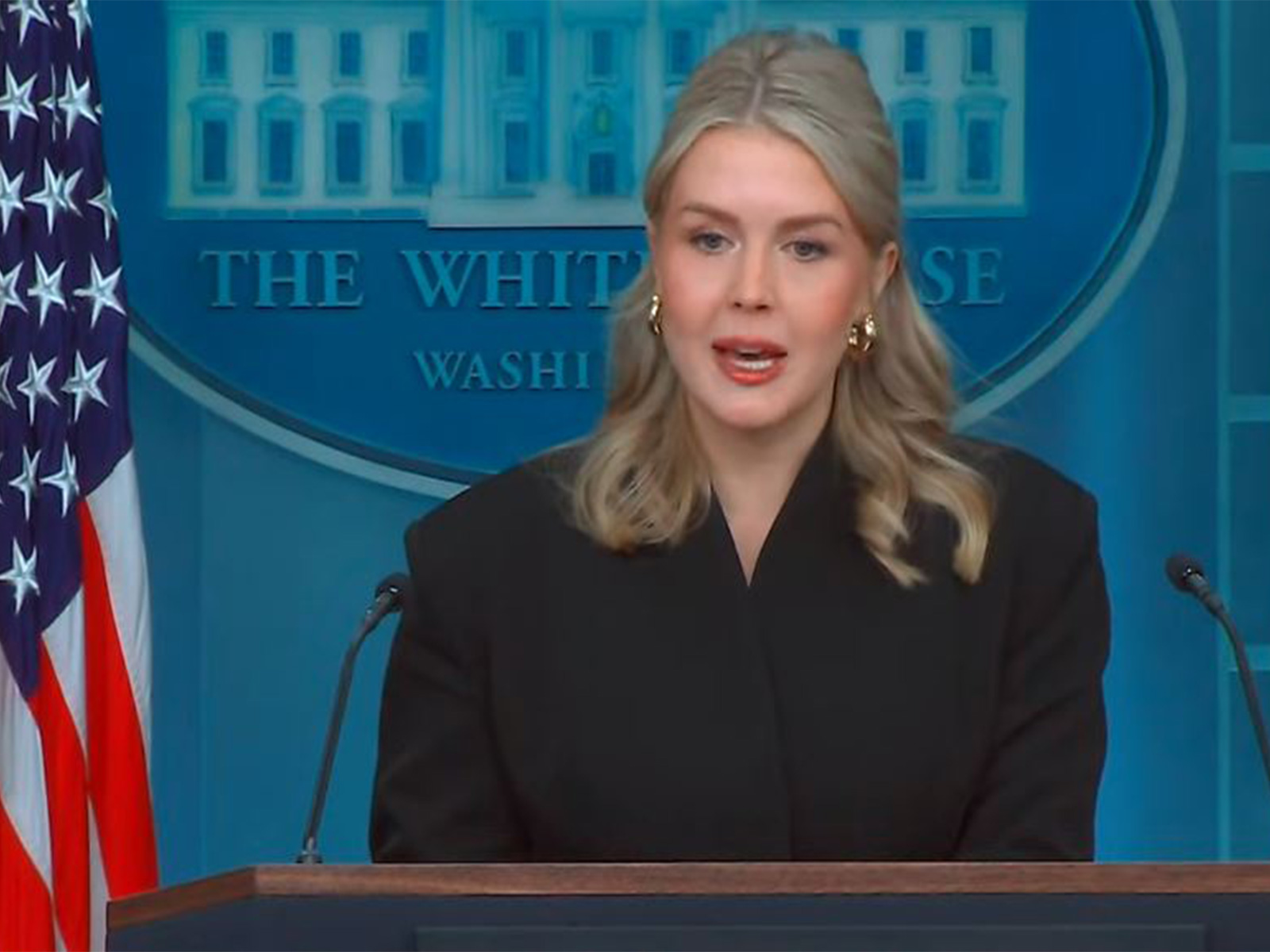 White House Press Secretary Karoline Leavit (Photo/Youtube of White House)