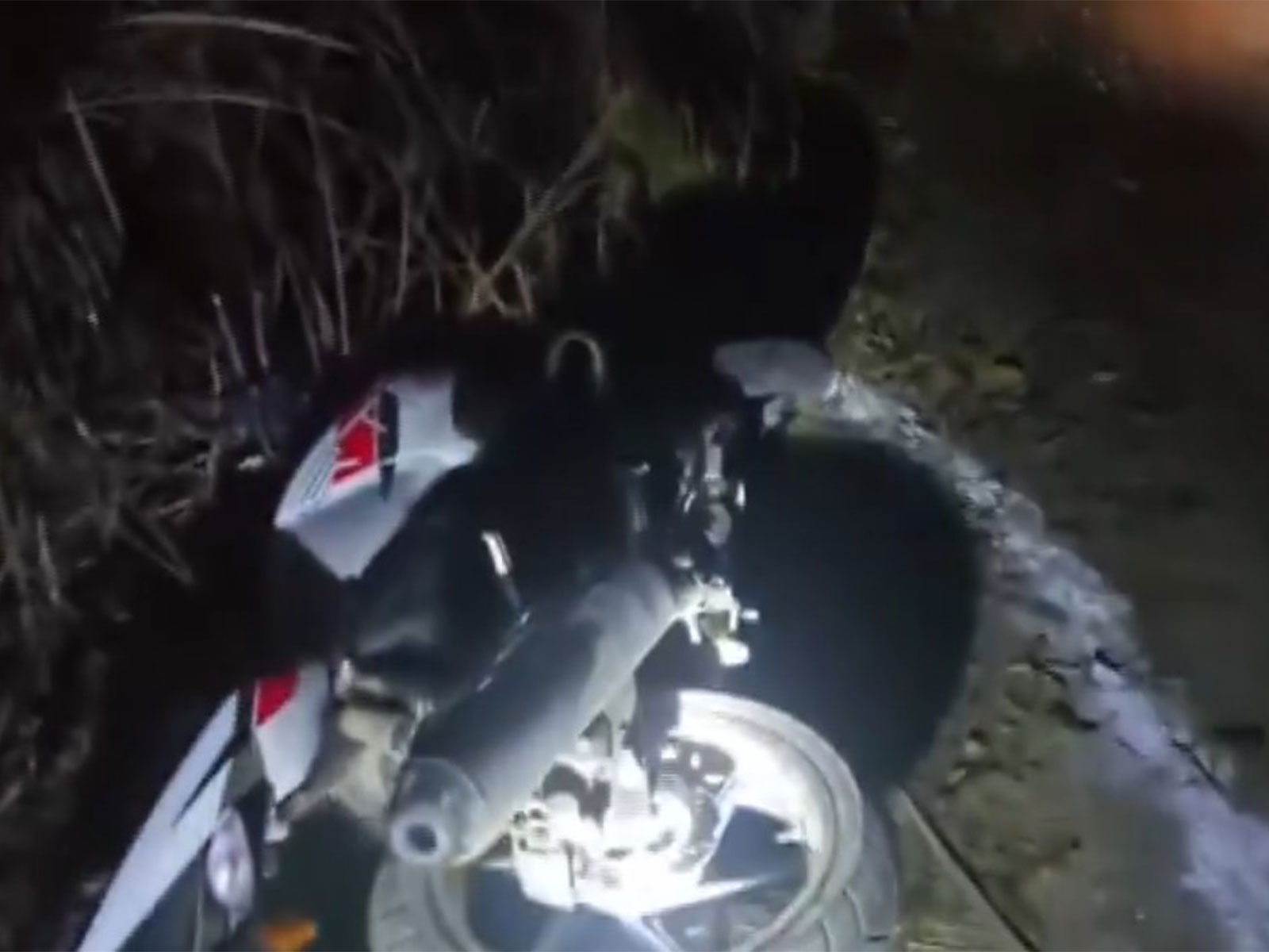 Bike used by 4 arrested in UP (Photo/Police) Bike used by 4 arrested in UP (Photo/Police)