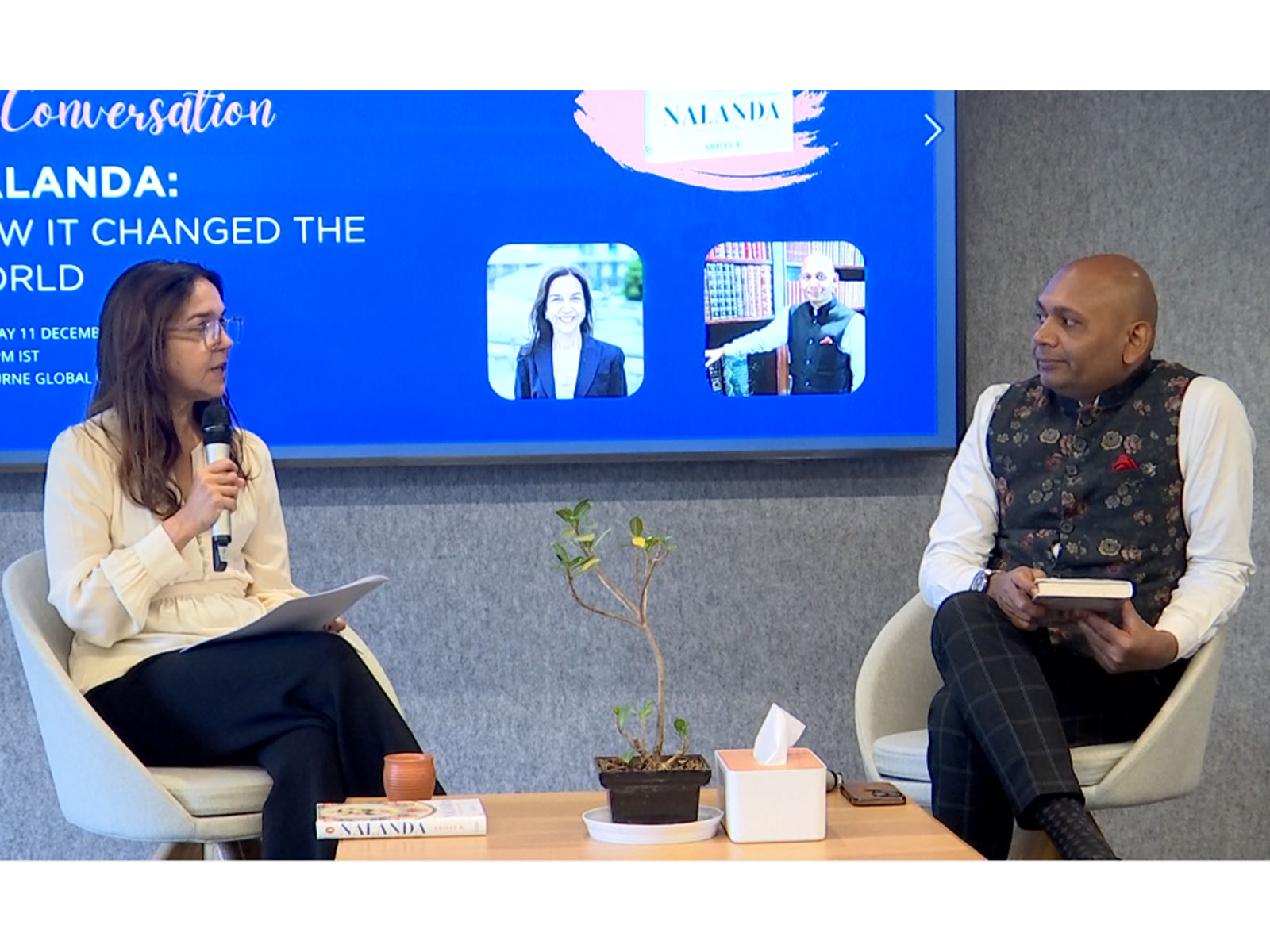 Melbourne Global Centre hosts special session on Abhay K.’s ‘Nalanda’