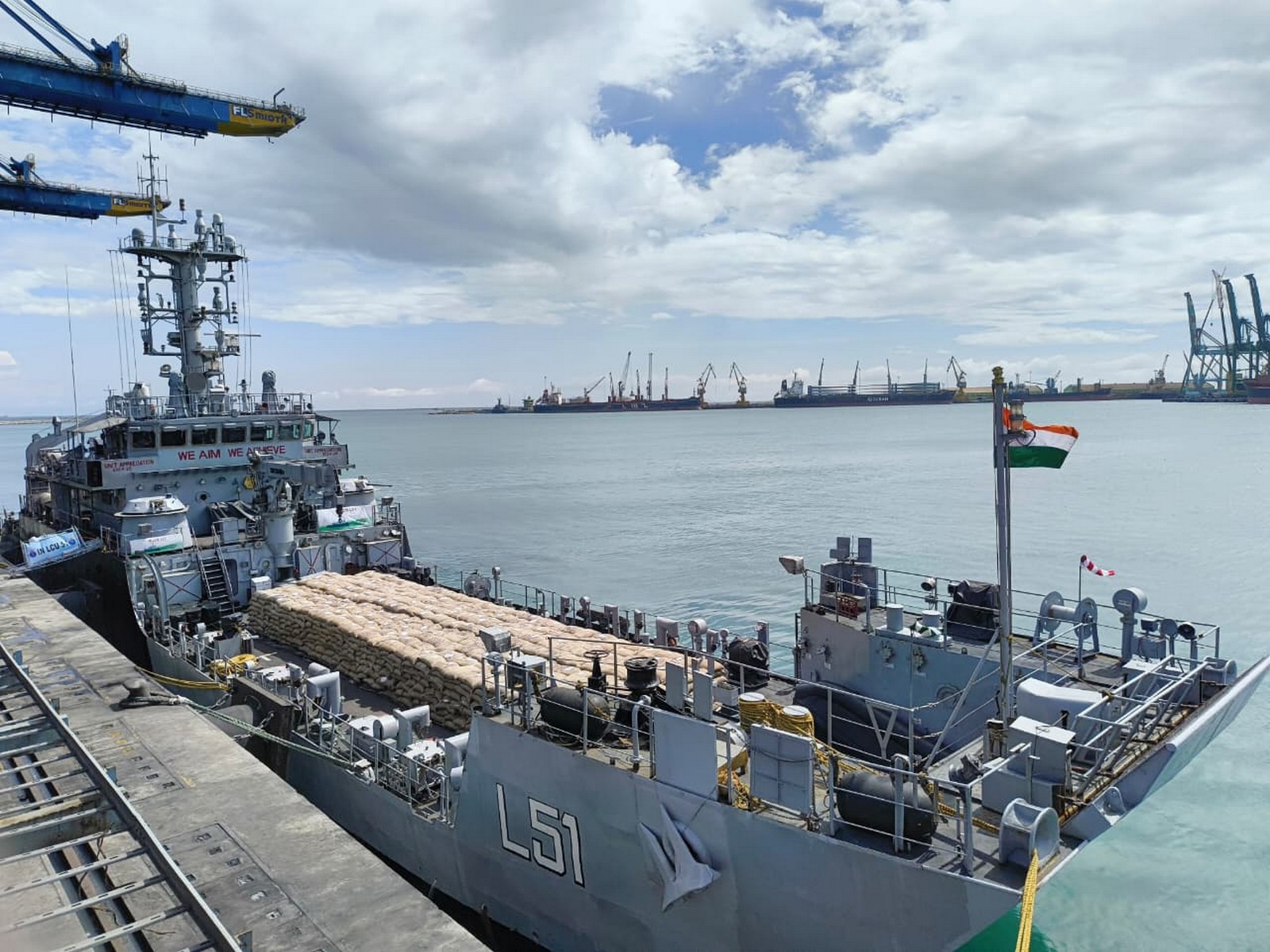 India sends more naval ships to Sri Lanka with relief supplies under Operation Sagar Bandhu (Photo/ANI)