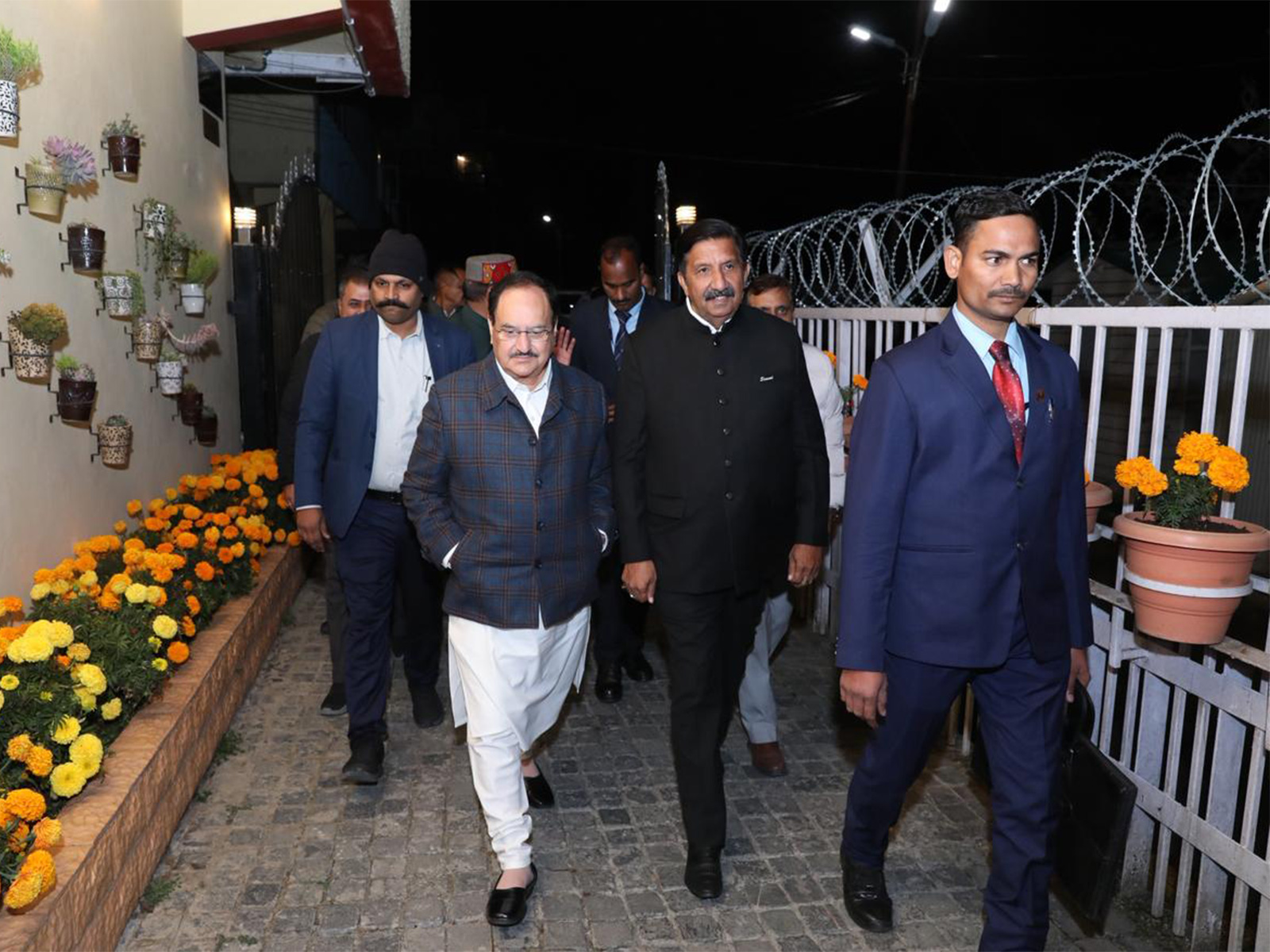 BJP President JP Nadda with Himachal Pradesh Deputy CM Mukesh Agnihotri in Shimla. (Photo/BJP HP) BJP President JP Nadda with Himachal Pradesh Deputy CM Mukesh Agnihotri in Shimla. (Photo/BJP HP)