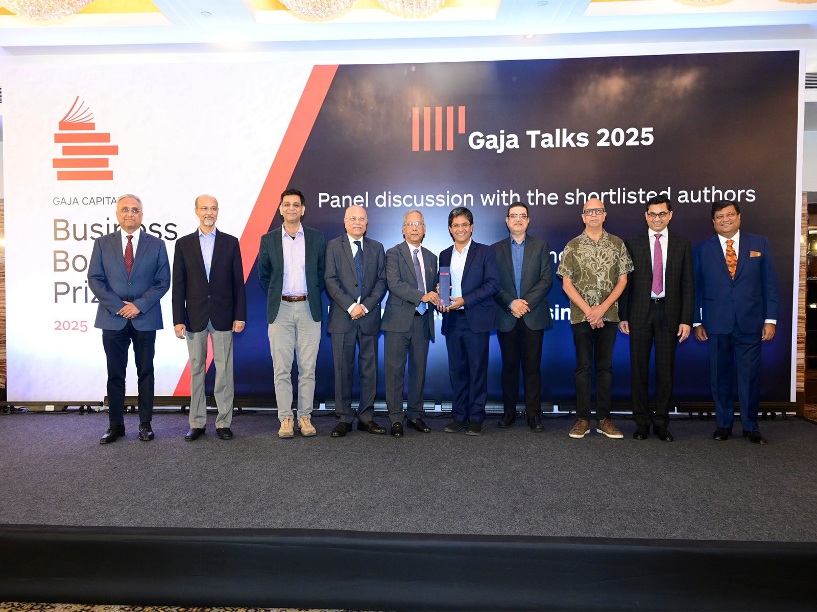 Ranjit Shah, Arindam Bhattacharya, Aparajith Ramnath, Shailesh Haribhakti, UK Sinha, Karthik Muralidharan, Anupam Gupta, C K Venkataraman, Imran Jafar, Gopal Jain (L-R)