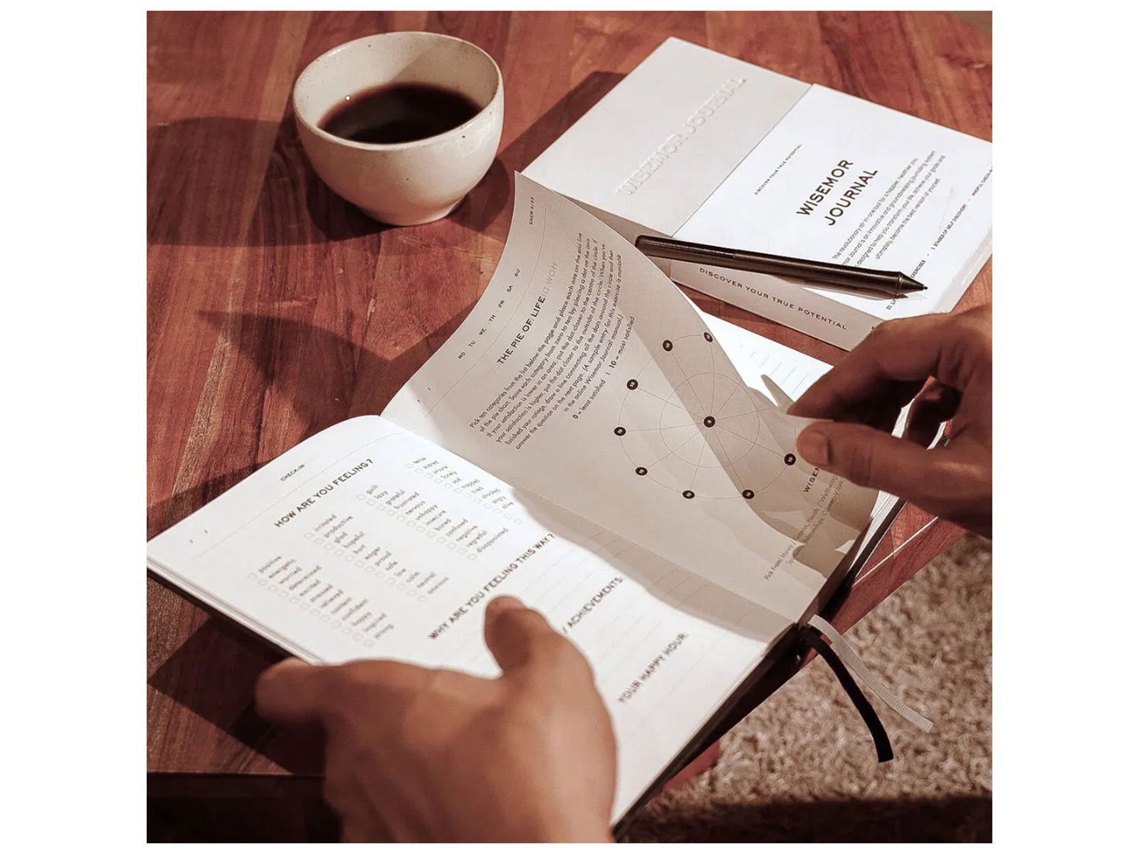 A still image of Wisemor Journal’s creative exercise