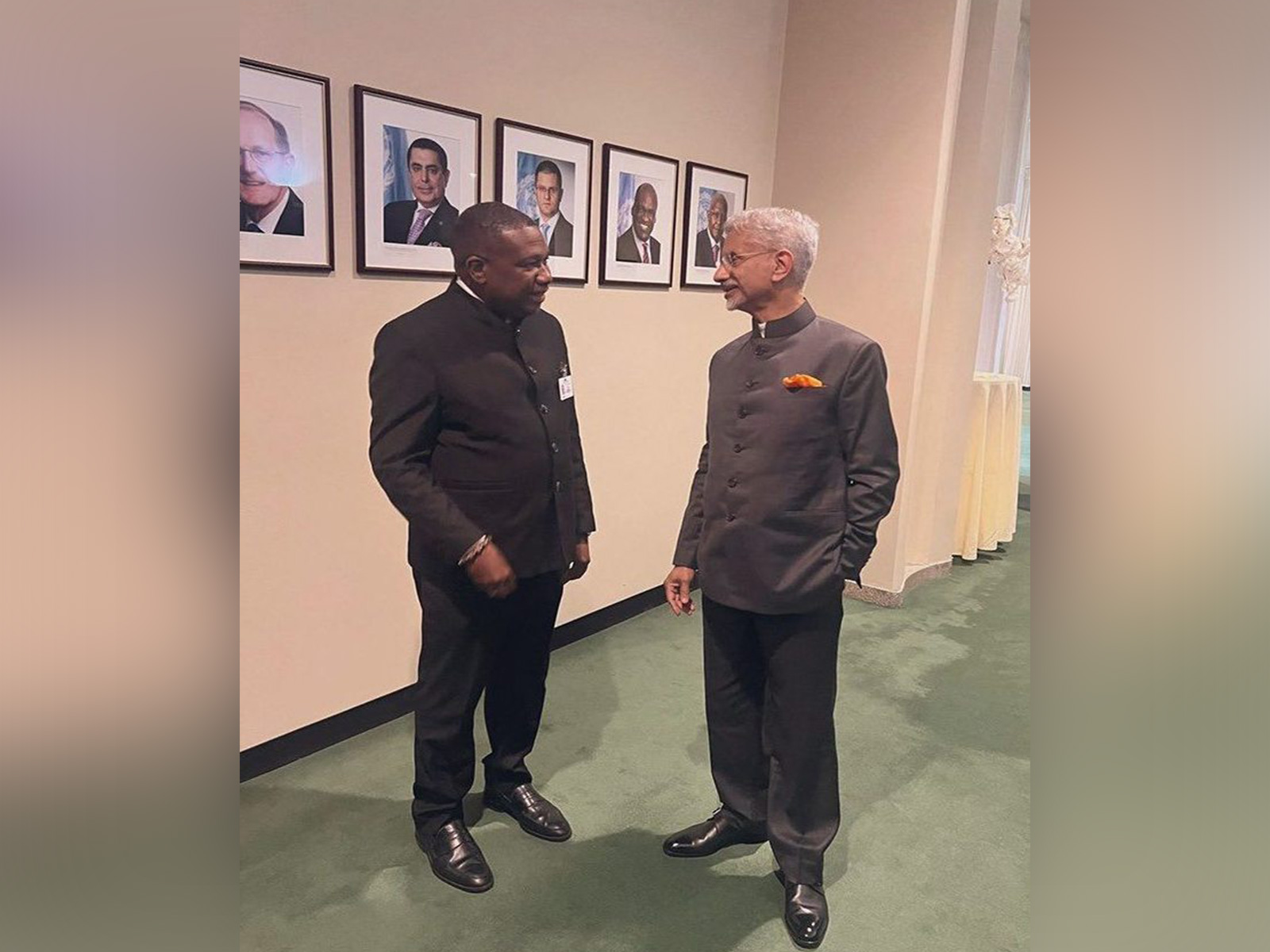 External Affairs Minister S Jaishankar and Saint Lucia’s Foreign Minister Alva Baptiste (Photo: X@DrSJaishankar) External Affairs Minister S Jaishankar and Saint Lucia’s Foreign Minister Alva Baptiste (Photo: X@DrSJaishankar)