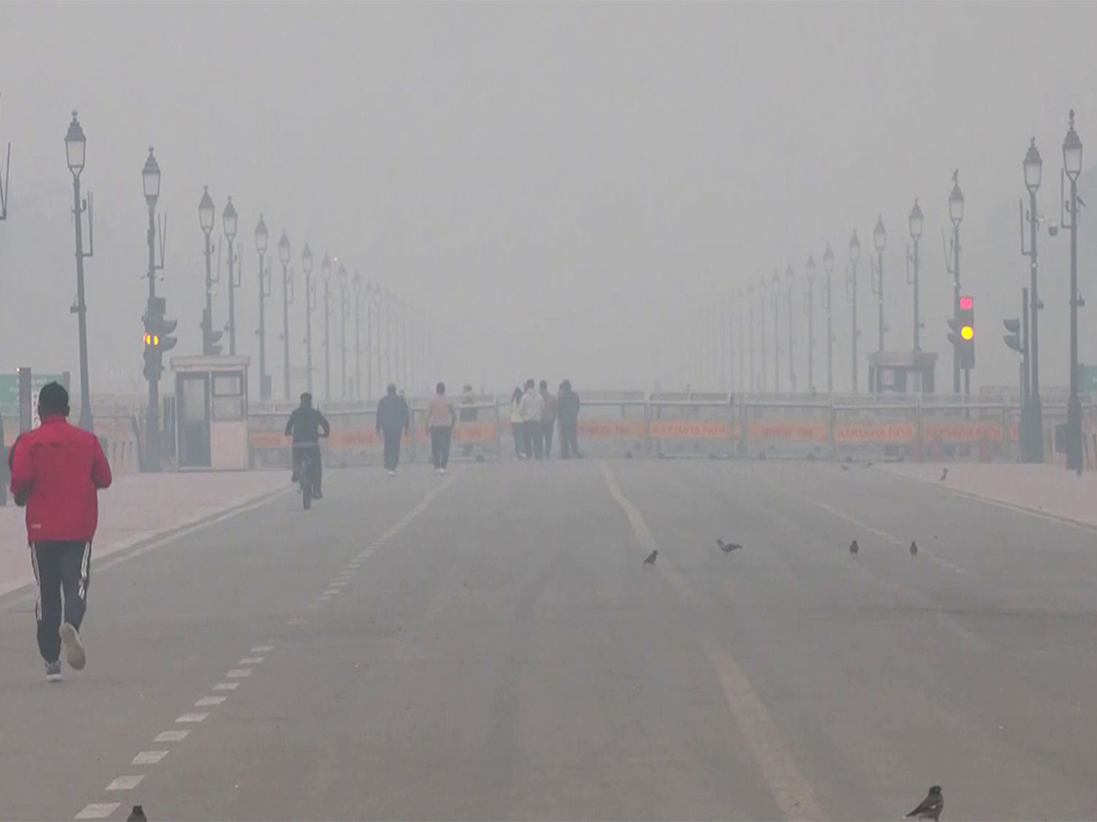Toxic smog engulfing Kartavya Path (File Photo/ANI)