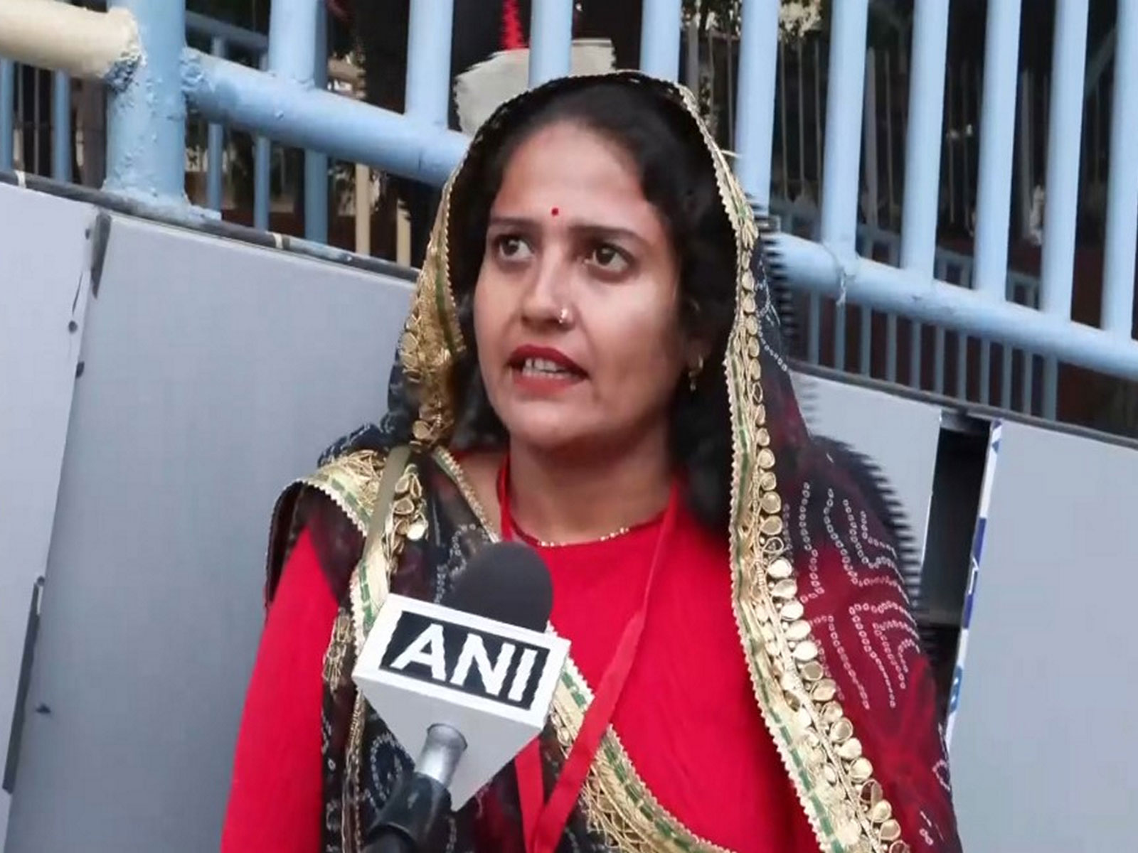 Congress leader Manju Lata Meena (Photo/ANI)