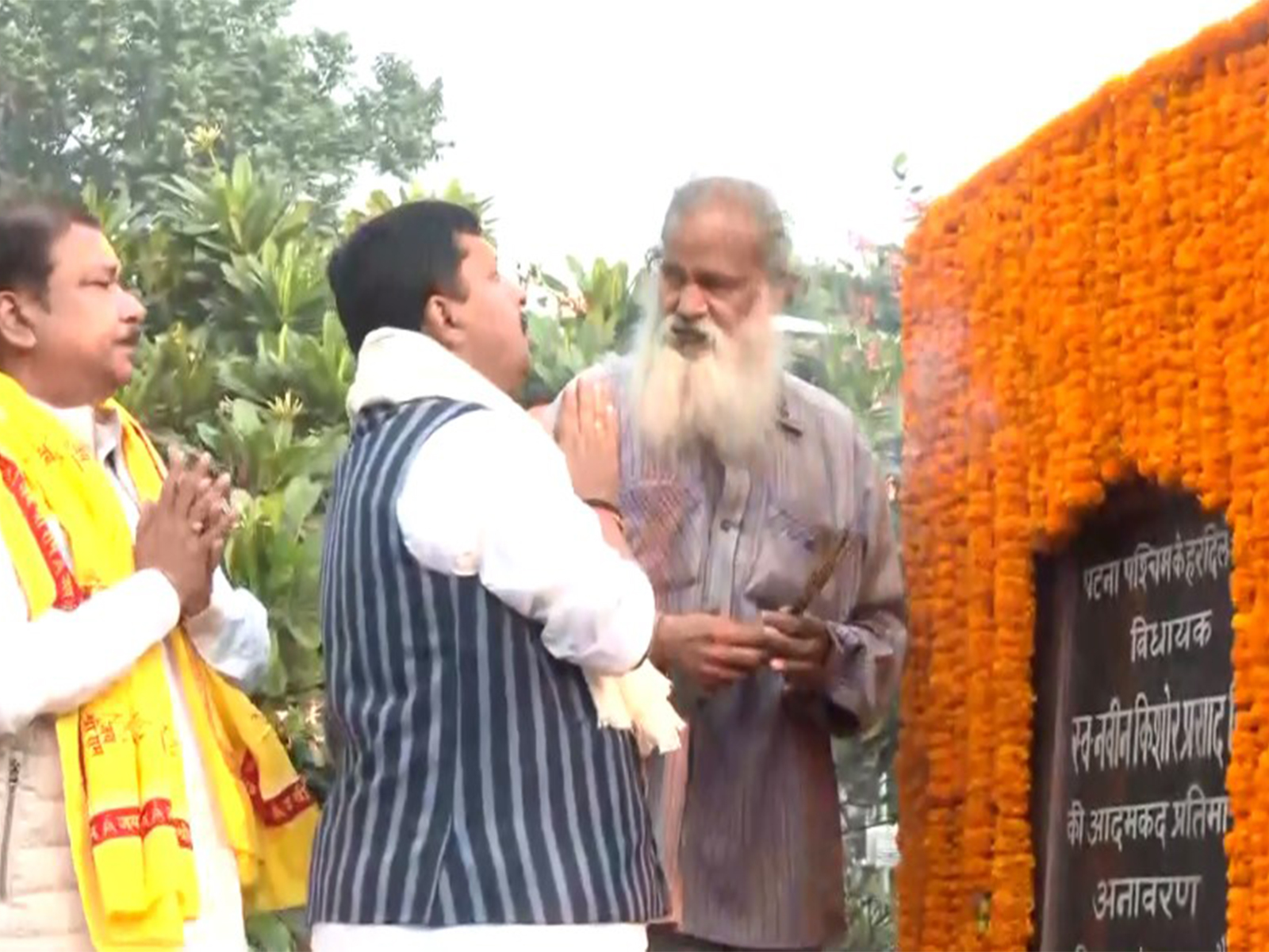 Nitin Nabin in Patna (Photo/ANI) Nitin Nabin in Patna (Photo/ANI)