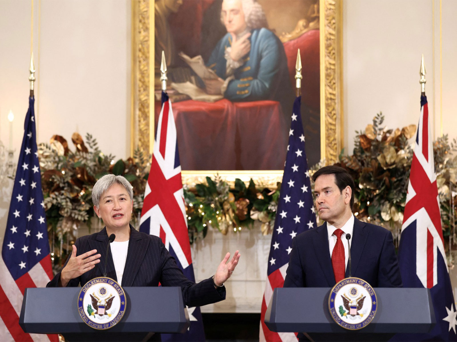 US Secretary of State Marco Rubio with Australian Foreign Minister Penny Wong (File Photo/Reuters) US Secretary of State Marco Rubio with Australian Foreign Minister Penny Wong (File Photo/Reuters)