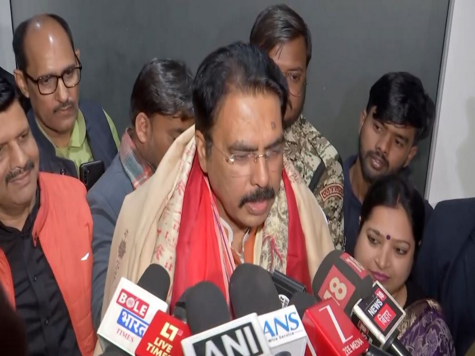 Sanjay Saraogi appointed as the Bihar BJP State President (Photo/ANI) Sanjay Saraogi appointed as the Bihar BJP State President (Photo/ANI)