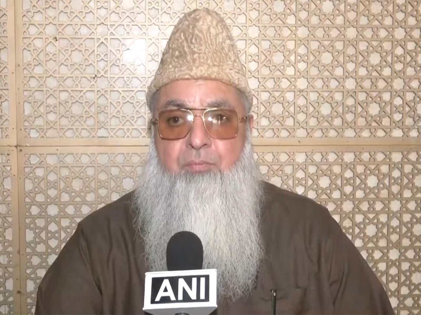 Chief Imam of the All India Imam Organisation, Imam Umer Ahmed Ilyasi. (Photo/ANI)