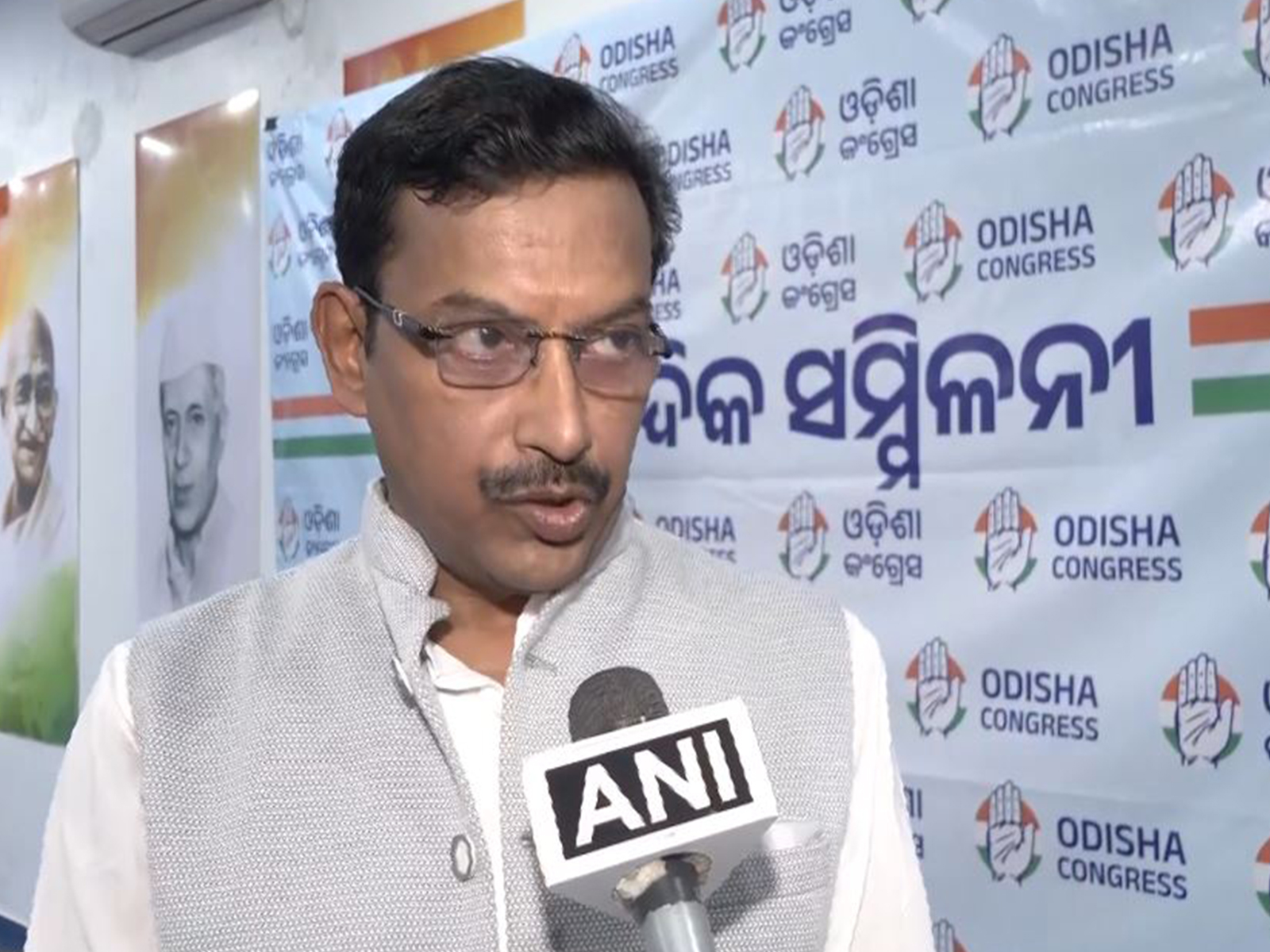 Arabinda Das, Chairman of the Media, Communications & Publicity Department of the Odisha Pradesh Congress Committee (Photo/ANI)