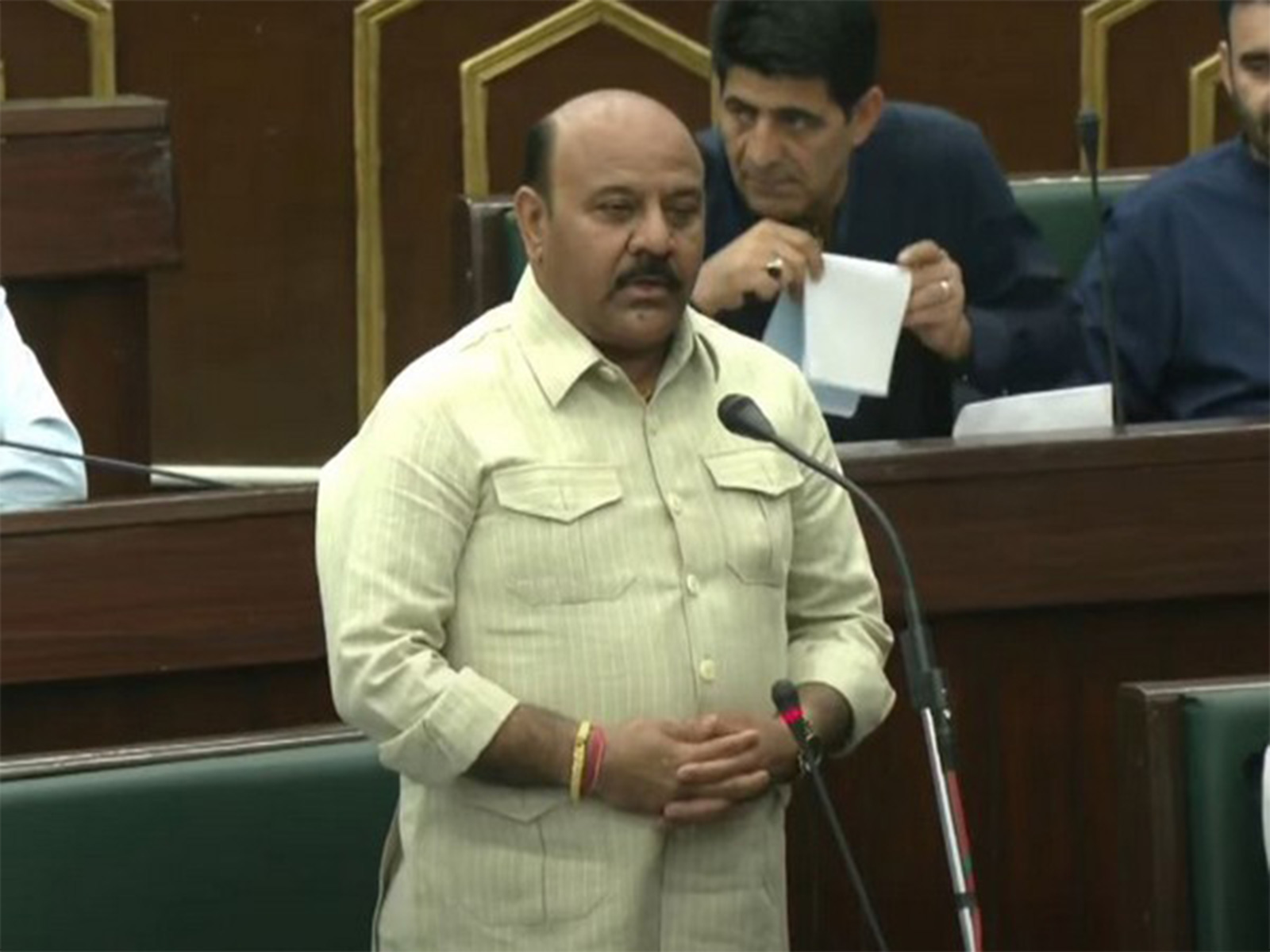 Jammu and Kashmir Deputy Chief Minister Surinder Choudharuy (Photo/ANI)