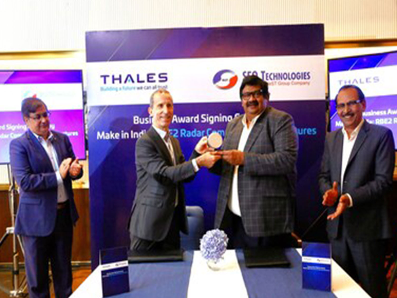 Thales awards SFO Technologies RBE2 Radar wired structures contract for Rafale under Make in India