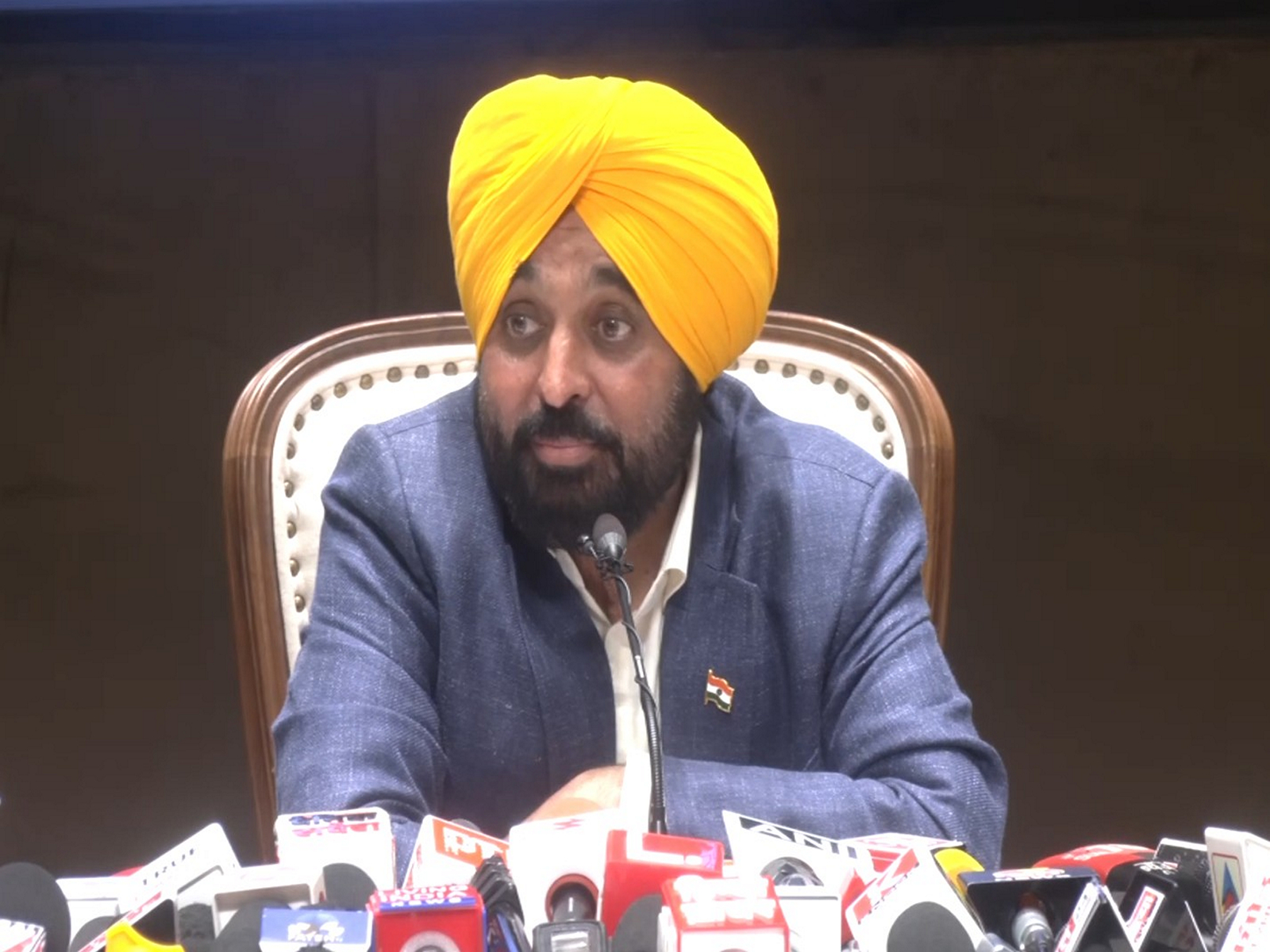 Punjab Chief Minister Bhagwant Mann (Photo/ANI)