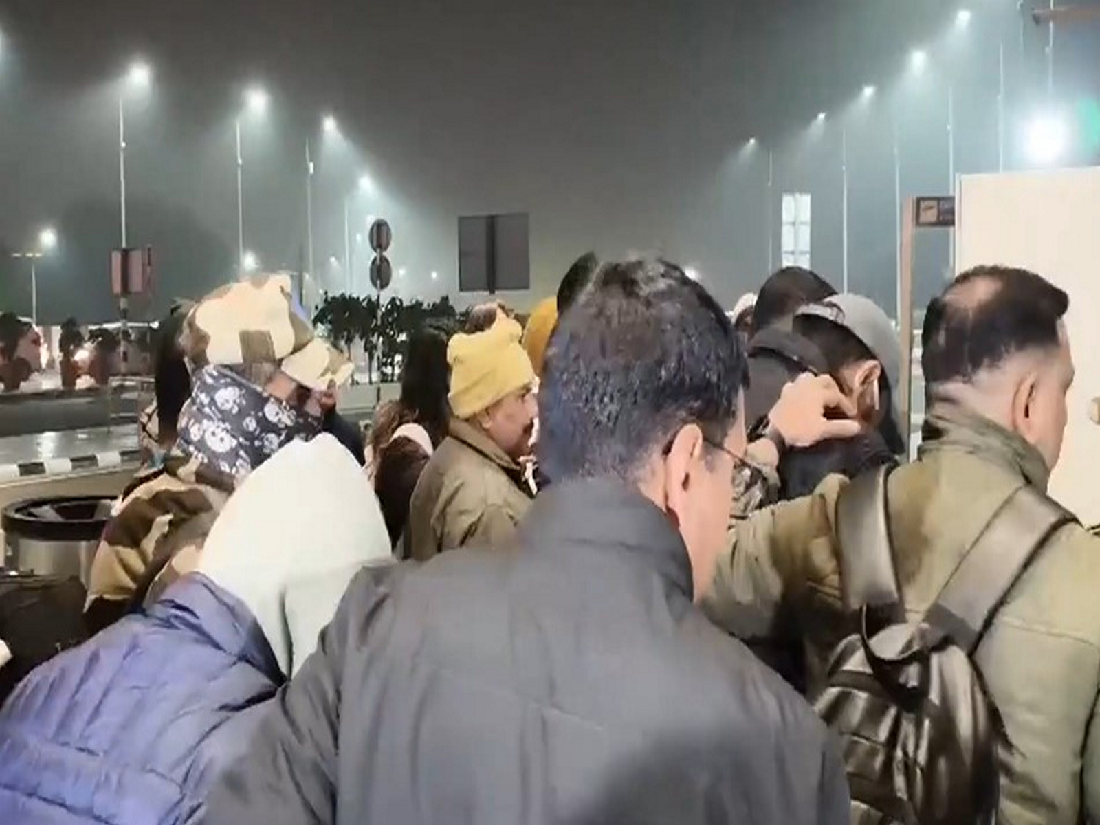 Luthra Brothers in police custody at IGI Airport (Photo/ANI)