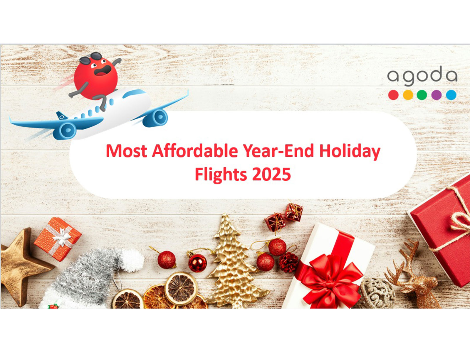 Agoda reveals India’s most affordable year-end flight routes for holiday travellers