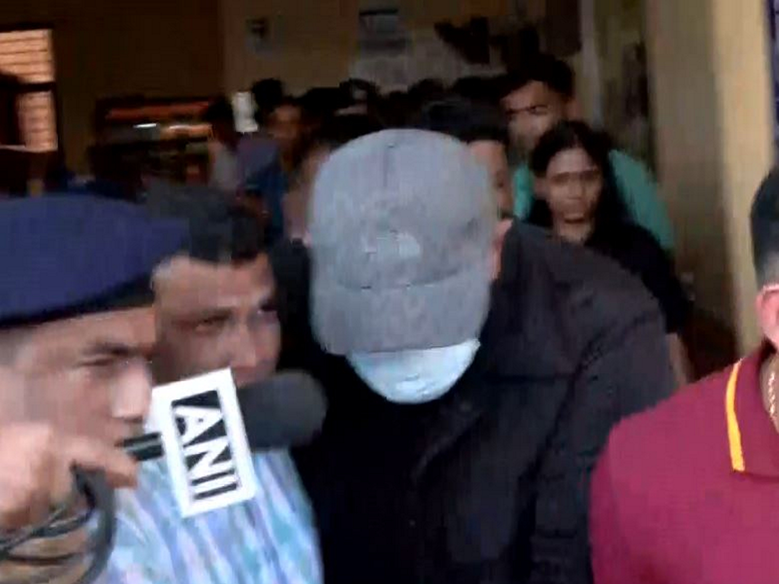 Luthra brothers leave from Anjuna District Hospital after medical examination (Photo/ANI)