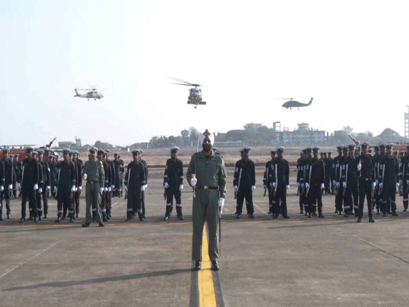 Indian Navy commissions second MH 60R helicopter squadron, INAS 335 (Ospreys) (Photo/ANI) Indian Navy commissions second MH 60R helicopter squadron, INAS 335 (Ospreys) (Photo/ANI)