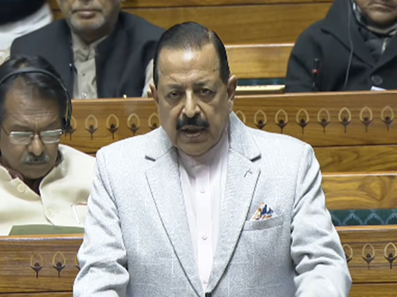 Union Minister of Science and Technology and Atomic Energy Jitendra Singh (Photo/SansadTV)