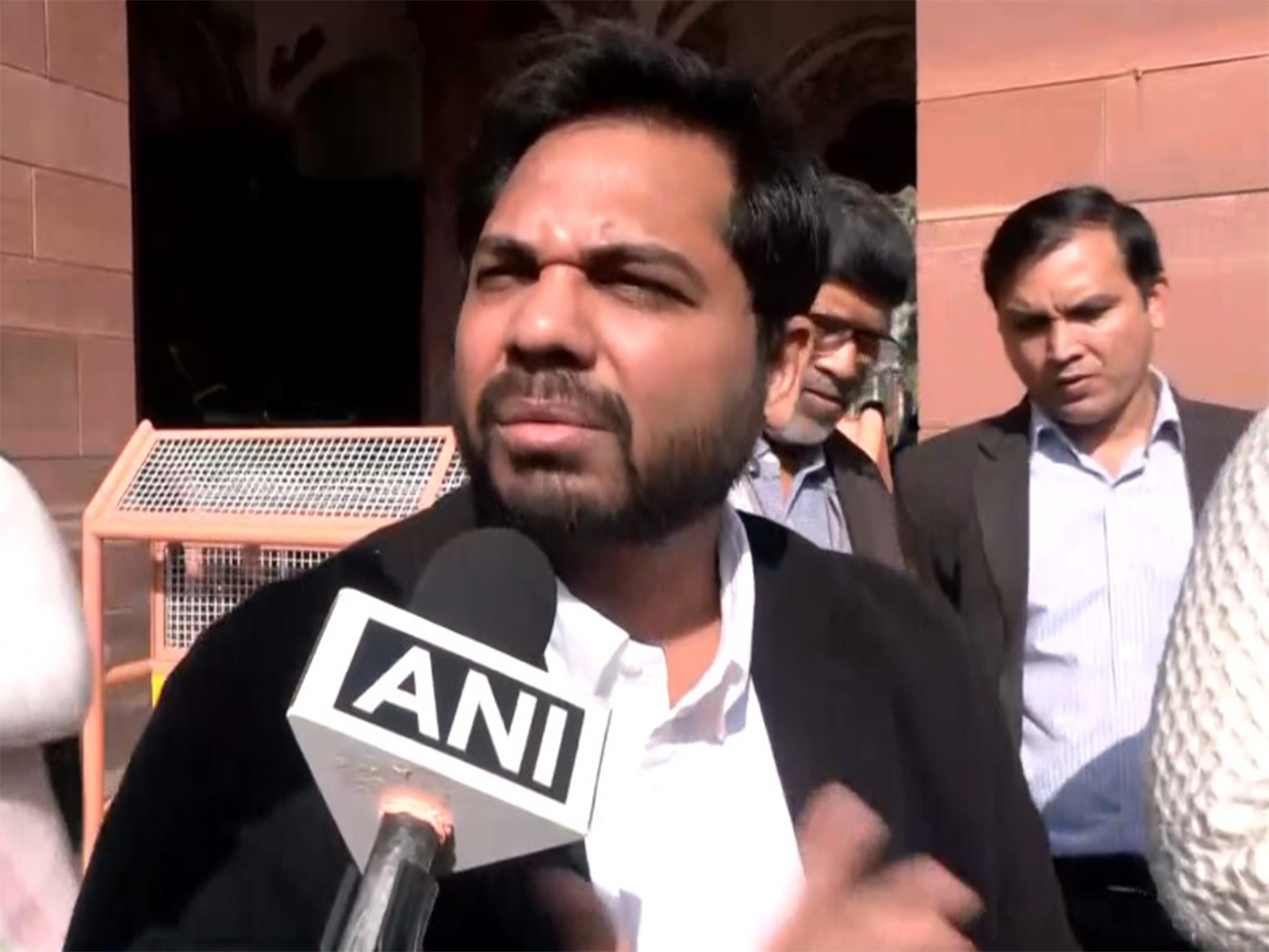 Congress MP Vamsi Krishna (Photo: ANI)