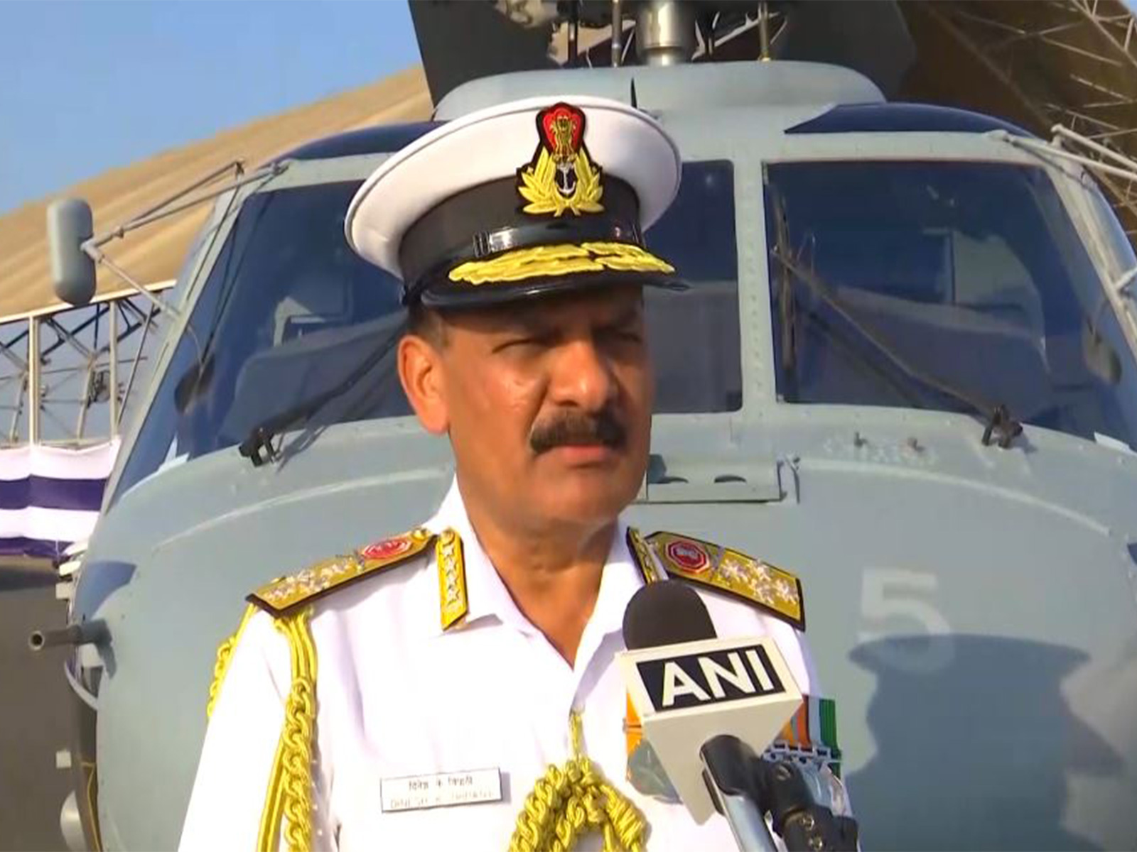 Indian Navy chief Admiral Dinesh Tripathi  (Photo/ANI)