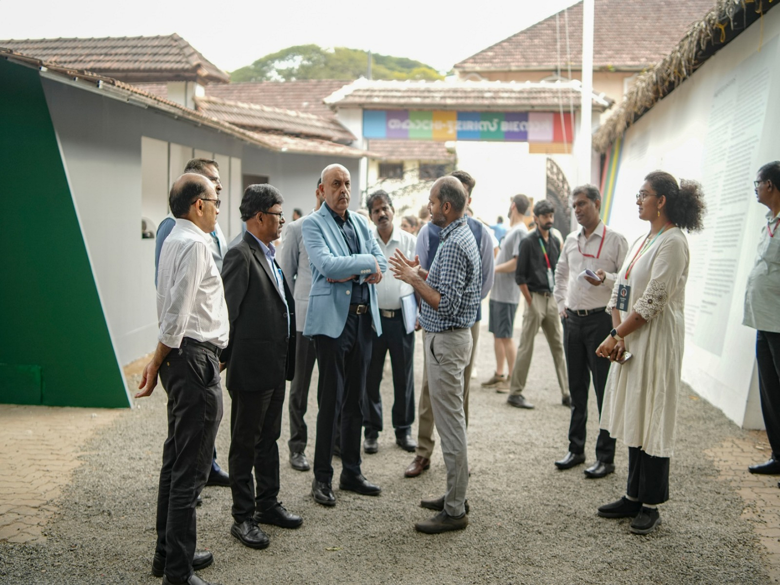 PMO Advisor Tarun Kapoor visites Kochi-Muziris Biennale (Photo/KMB)