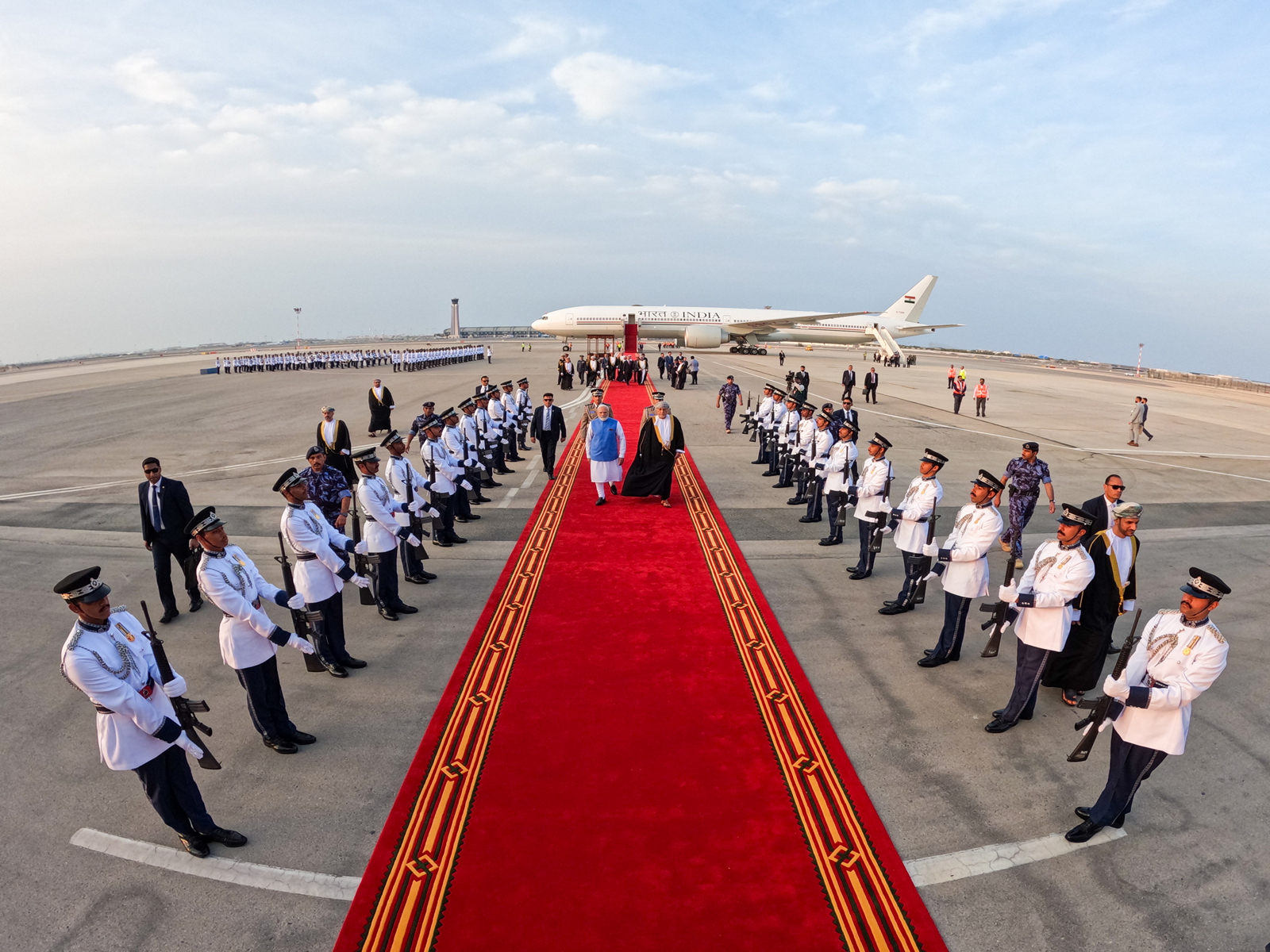 PM Modi arrives in Muscat (Photo: X@narendramodi) PM Modi arrives in Muscat (Photo: X@narendramodi)