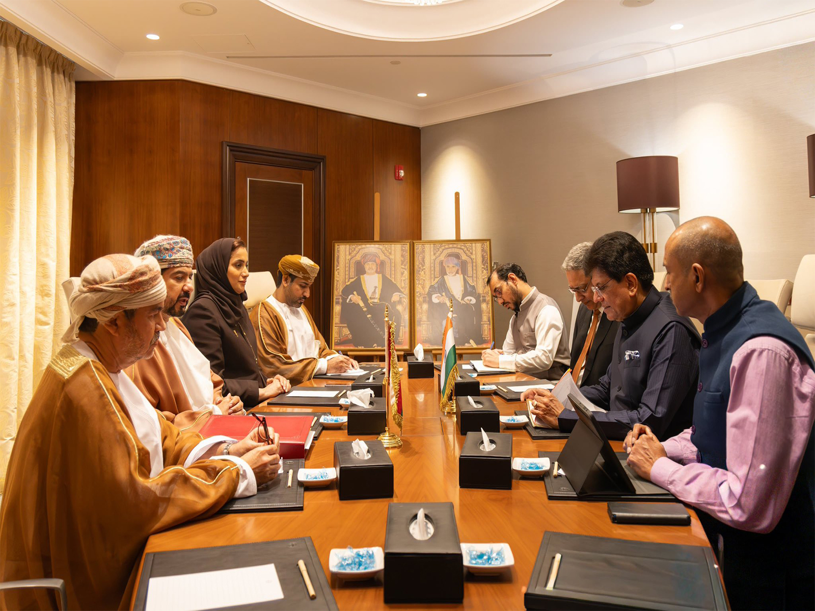 Piyush Goyal meets Oman’s commerce minister to boost economic ties (Photo/X@PiyushGoyal)  