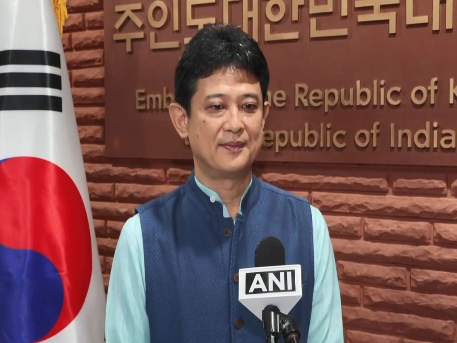 Sang-Woo Lim ( Outgoing Deputy Chief of Mission of the Korean Embassy in India) (Photo/ANI) Sang-Woo Lim ( Outgoing Deputy Chief of Mission of the Korean Embassy in India) (Photo/ANI)