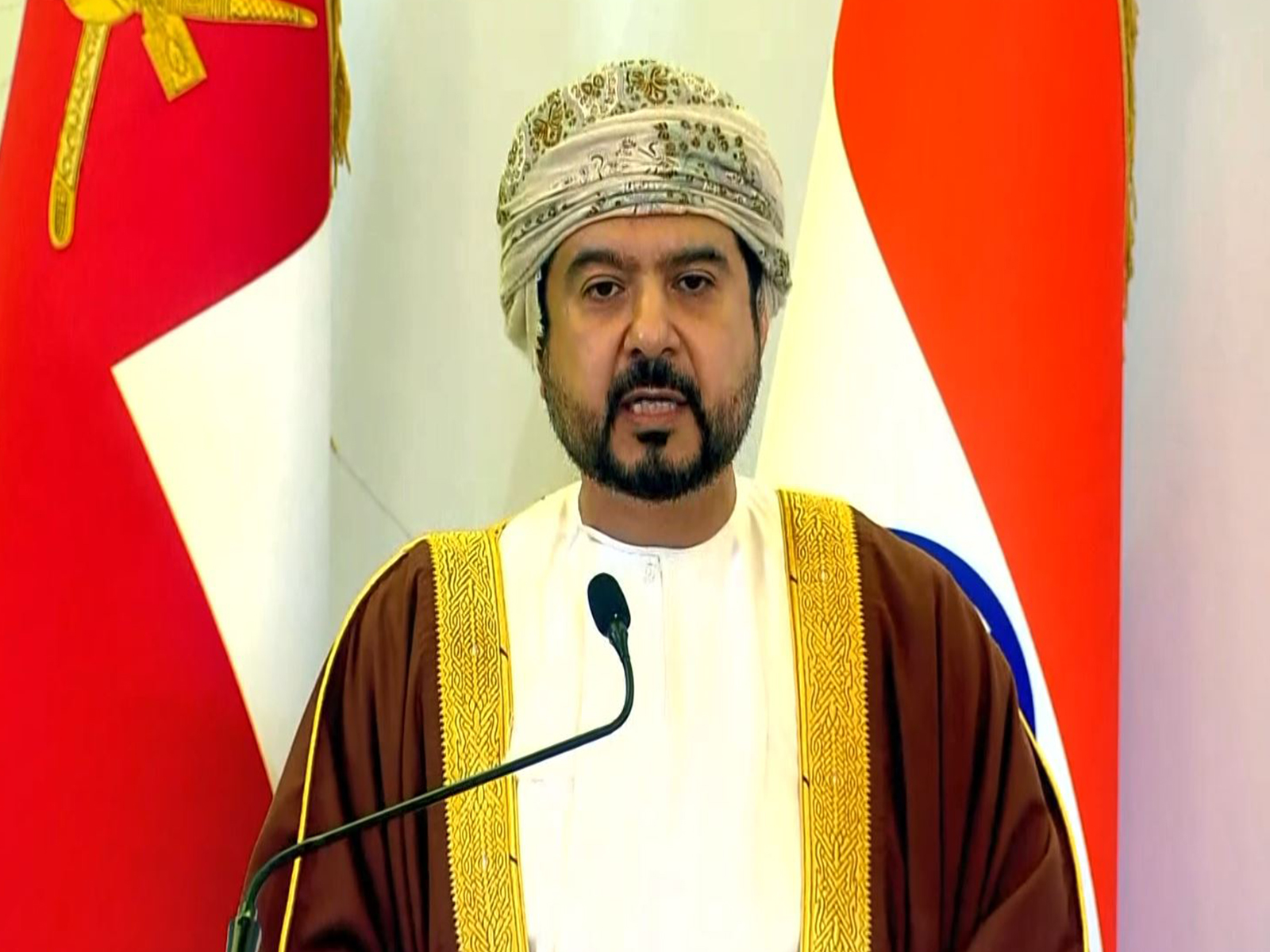 Omani Minister of Commerce, Qais bin Mohammed Al Yousef (Photo/ANI) Omani Minister of Commerce, Qais bin Mohammed Al Yousef (Photo/ANI)
