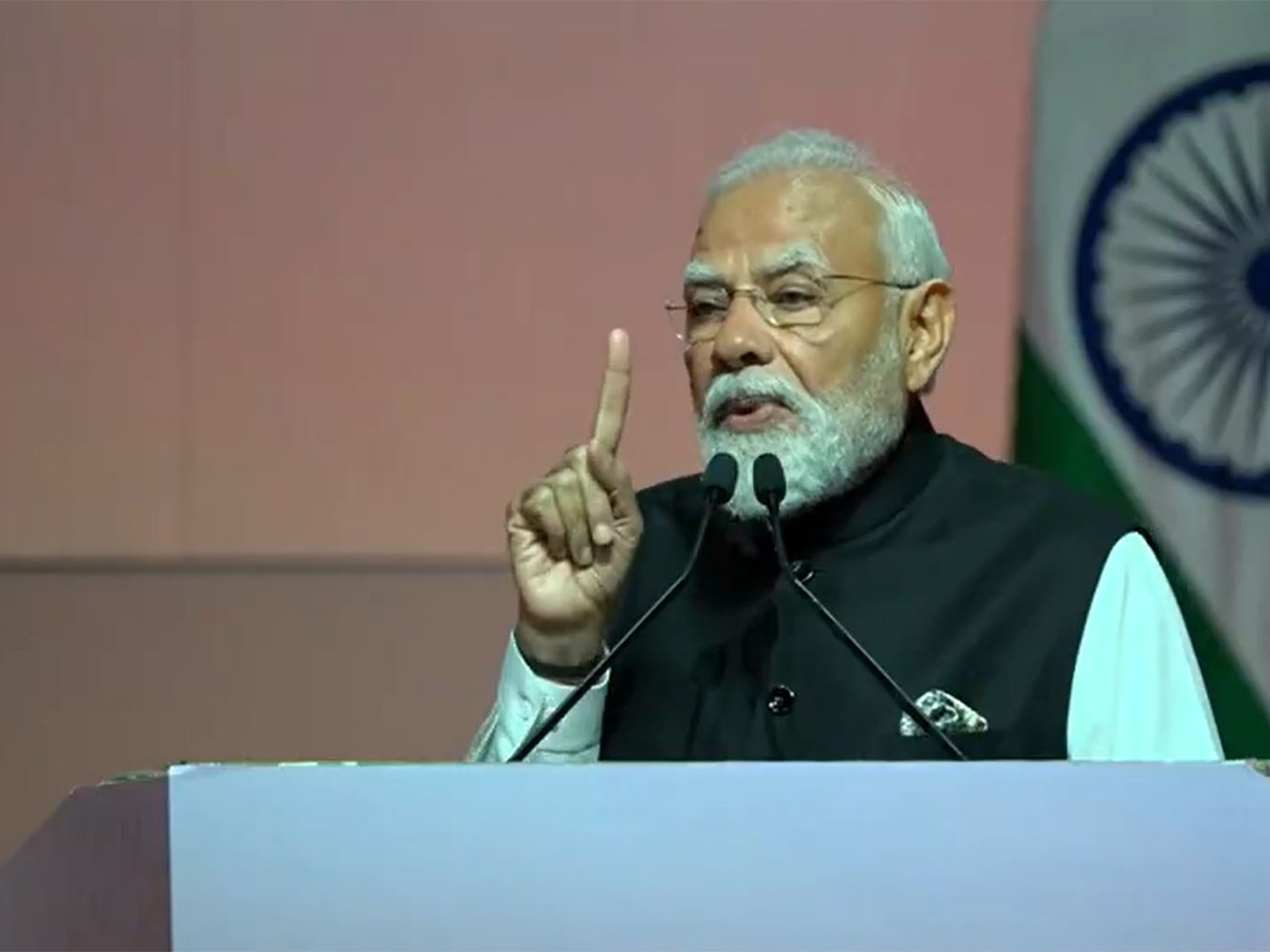 Prime Minister Narendra Modi at the interaction with the Indian community and students (Photo/ANI) Prime Minister Narendra Modi at the interaction with the Indian community and students (Photo/ANI)