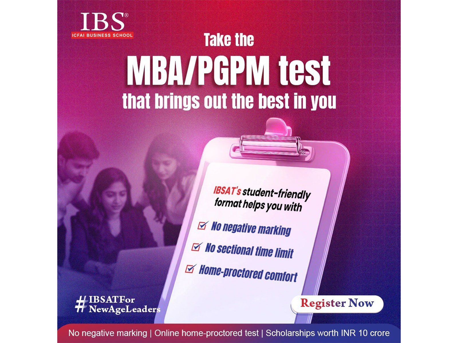 IBSAT - MBA Entrance Exam IBSAT - MBA Entrance Exam