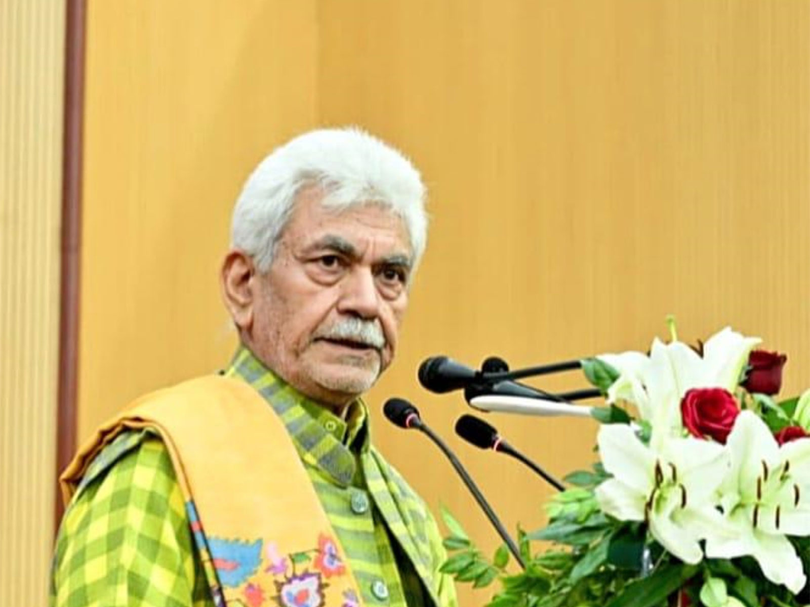 Jammu and Kashmir Lieutenant Governor Manoj Sinha (Photo/ANI) Jammu and Kashmir Lieutenant Governor Manoj Sinha (Photo/ANI)