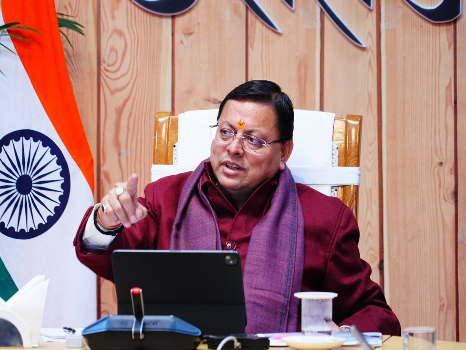  Uttarakhand Chief Minister Pushkar Singh Dhami (Photo/ANI)