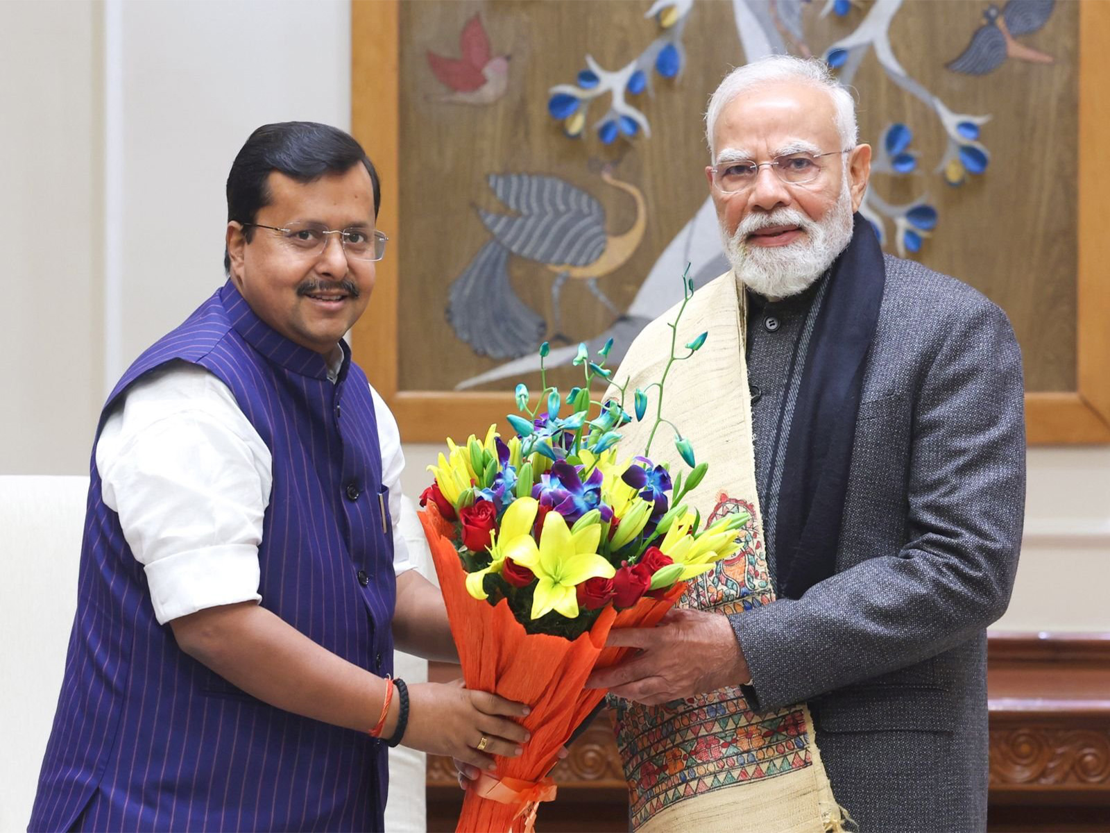 Prime Minister Narendra Modi with Nitin Nabin, newly appointed working president of BJP (Photo/x/@narendramodi)