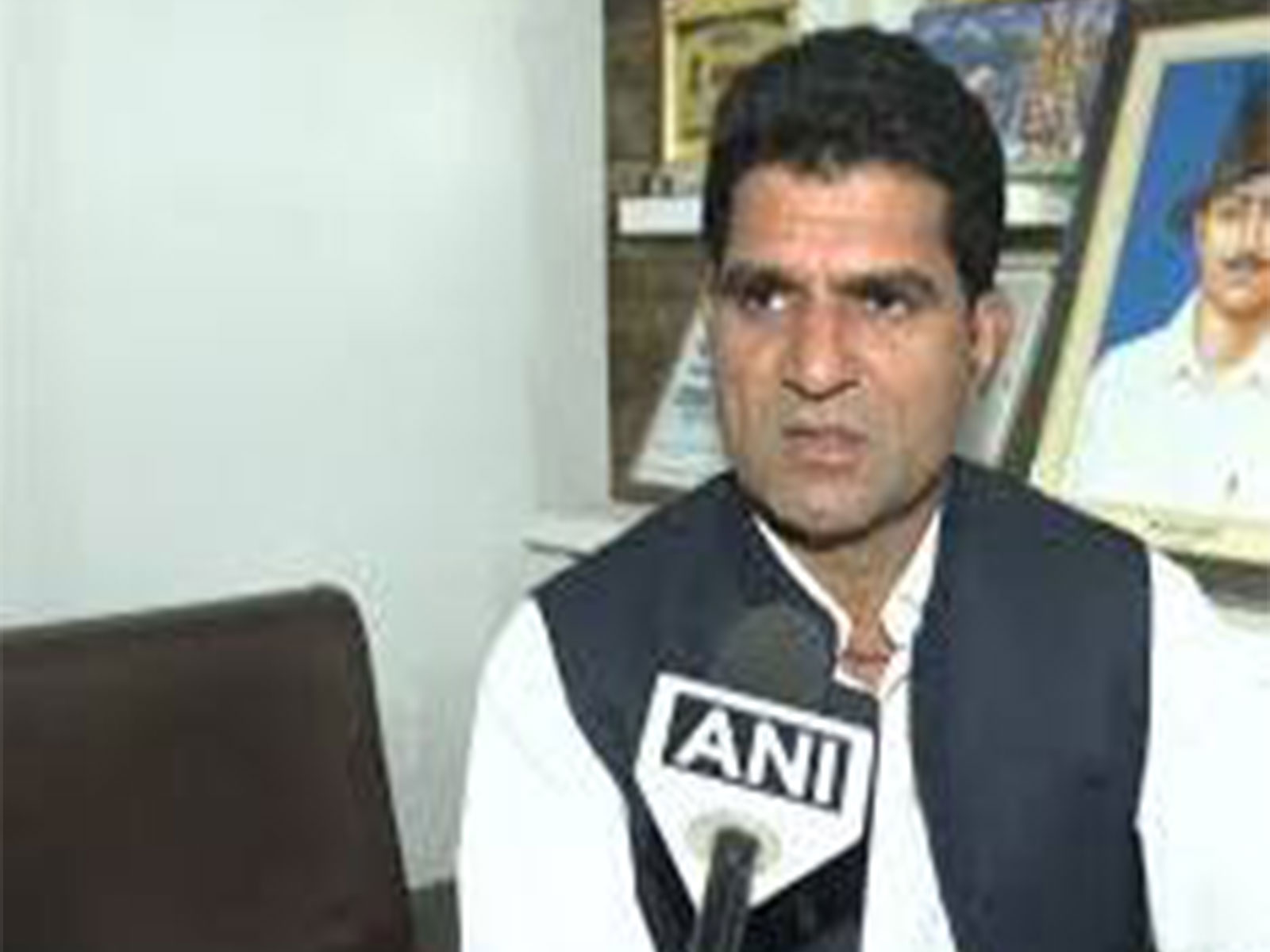 Aam Aadmi Party (AAP) Gujarat State President Isudan Gadhvi (Photo/ANI)