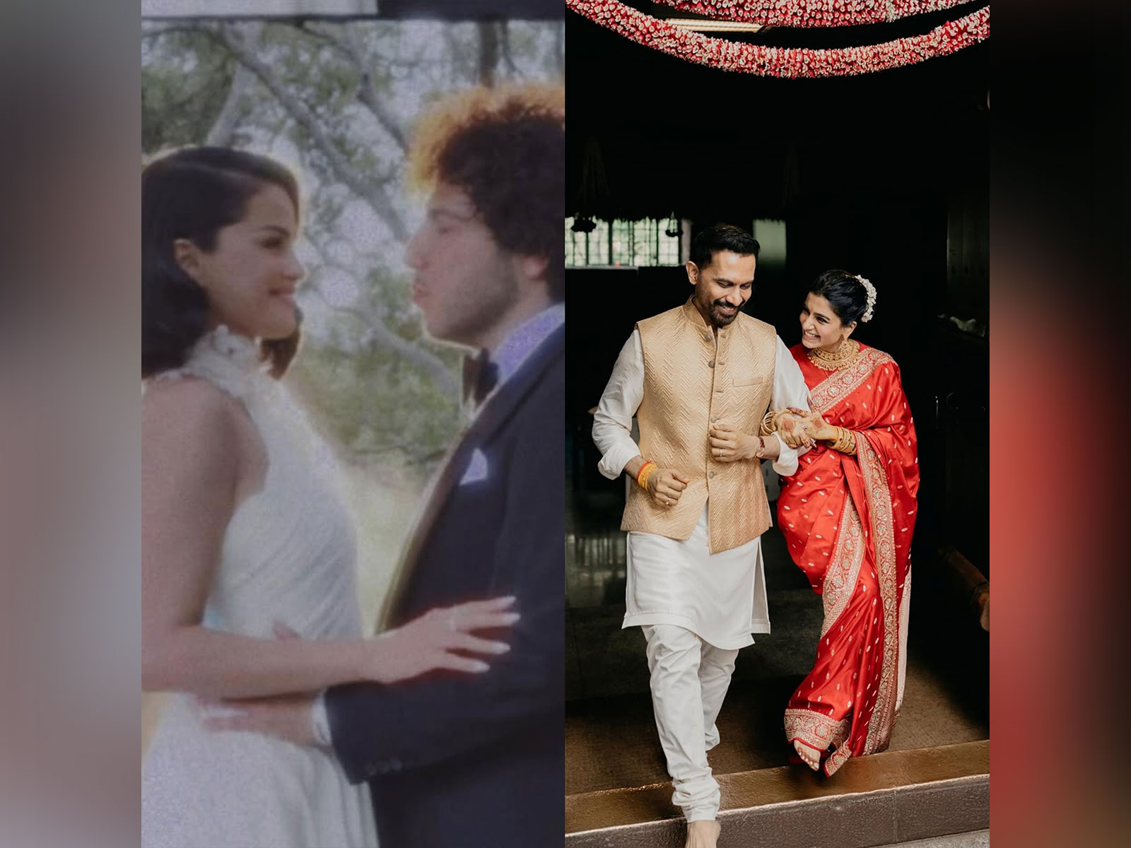 Celebrity weddings in 2025 (Photo/Instagram@samantharuthprabhuoffl@selenagomez)