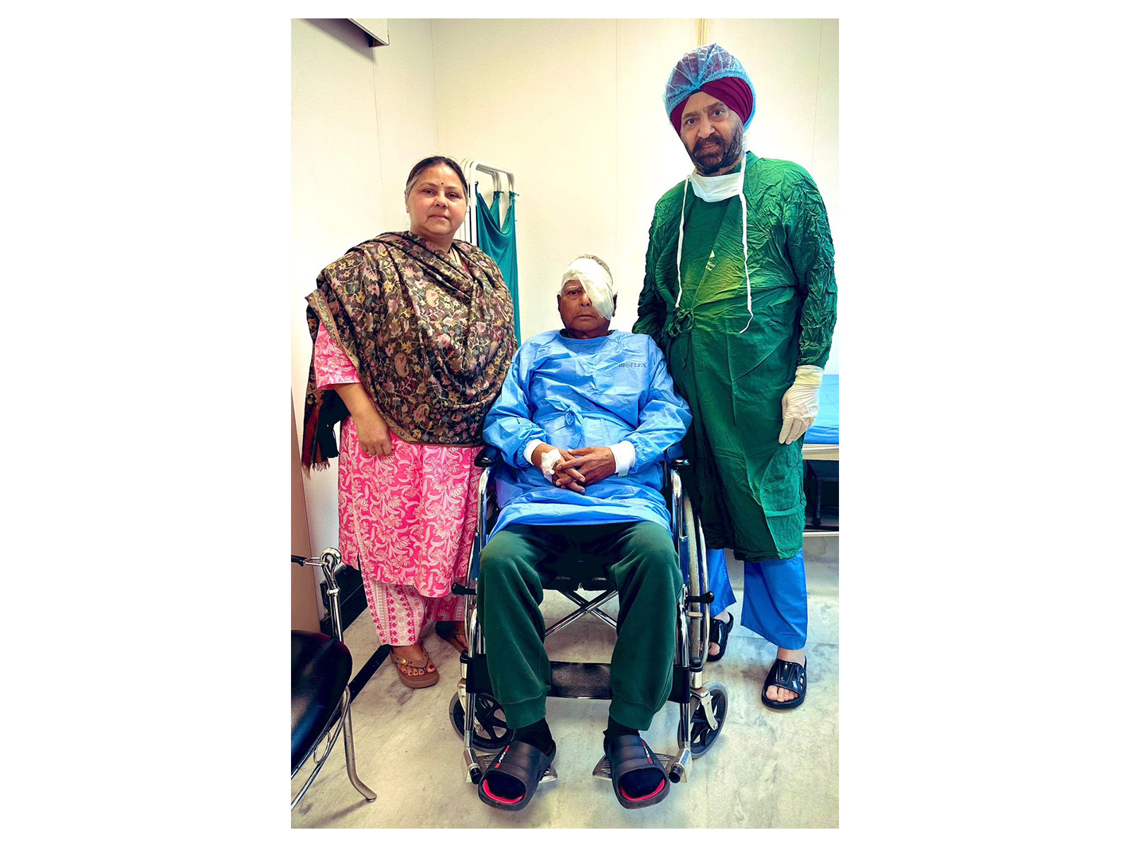 Lalu Prasad Yadav undergoes successful eye surgery at Centre for Sight, New Delhi (Photo/Centre for sight hospital)