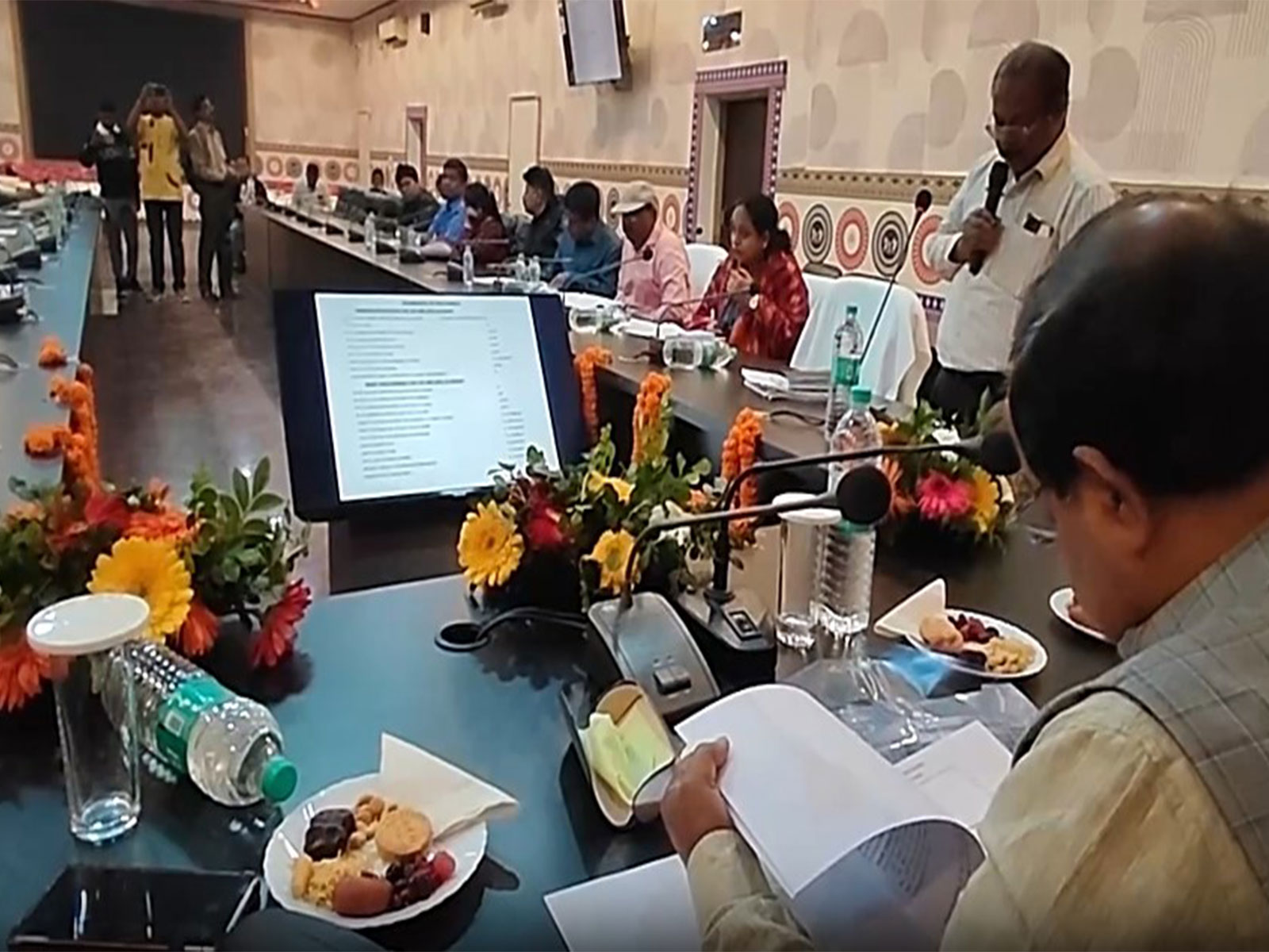 Odisha Minister held a Kharif Procurement review (Photo/ANI) Odisha Minister held a Kharif Procurement review (Photo/ANI)