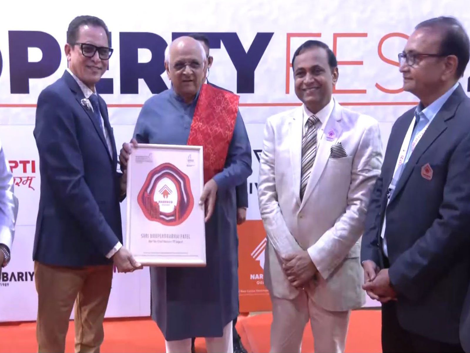 Gujarat Chief Minister Bhupendra Patel  at the show (Photo/ANI)