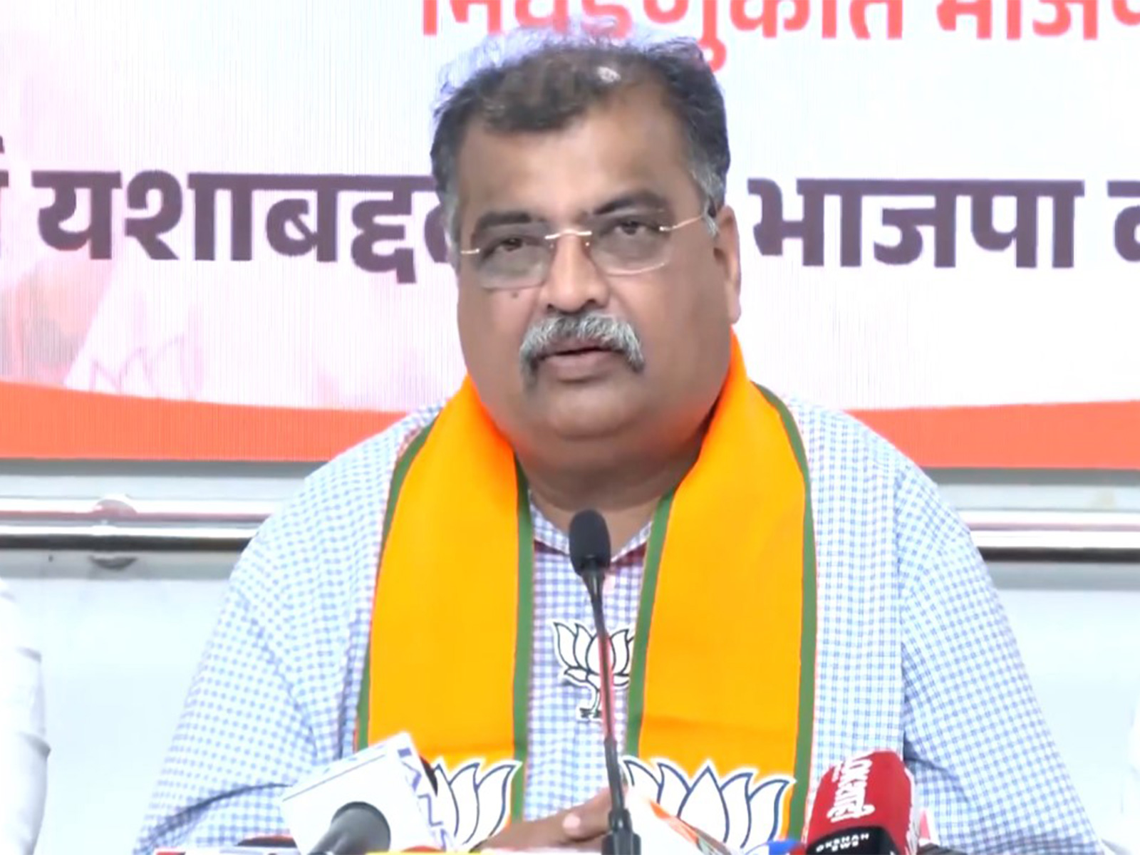 BJP leader Ravindra Chavan (Photo/ANI)