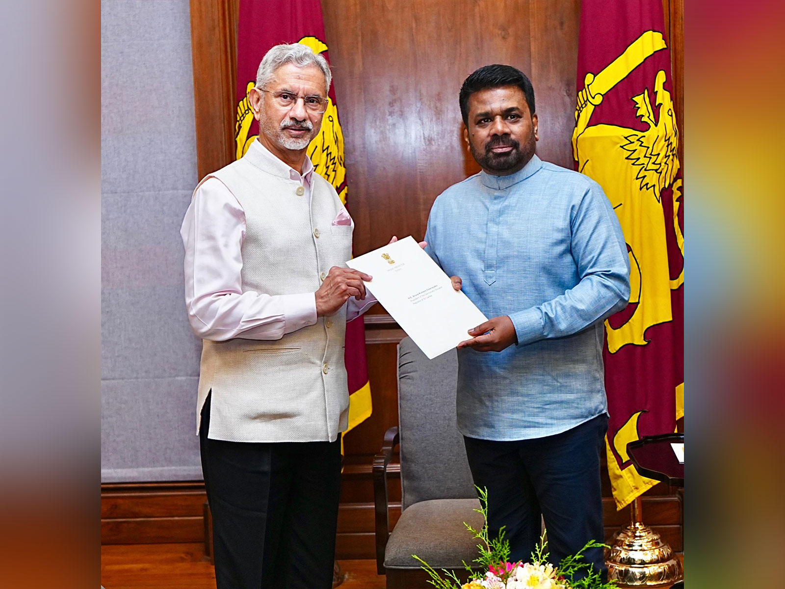 External Affairs Minister S Jaishankar meets Sri Lankan President Anura Disanayake (Photo/X@DrSJaishankar) 