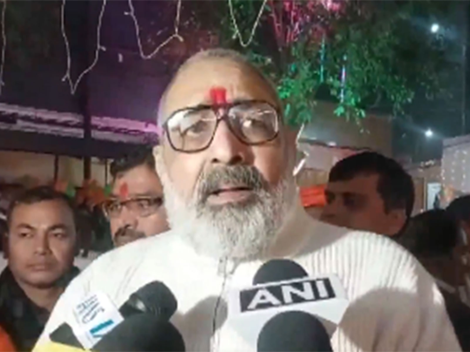 Union Minister Giriraj Singh in Patna. (Photo/ANI)