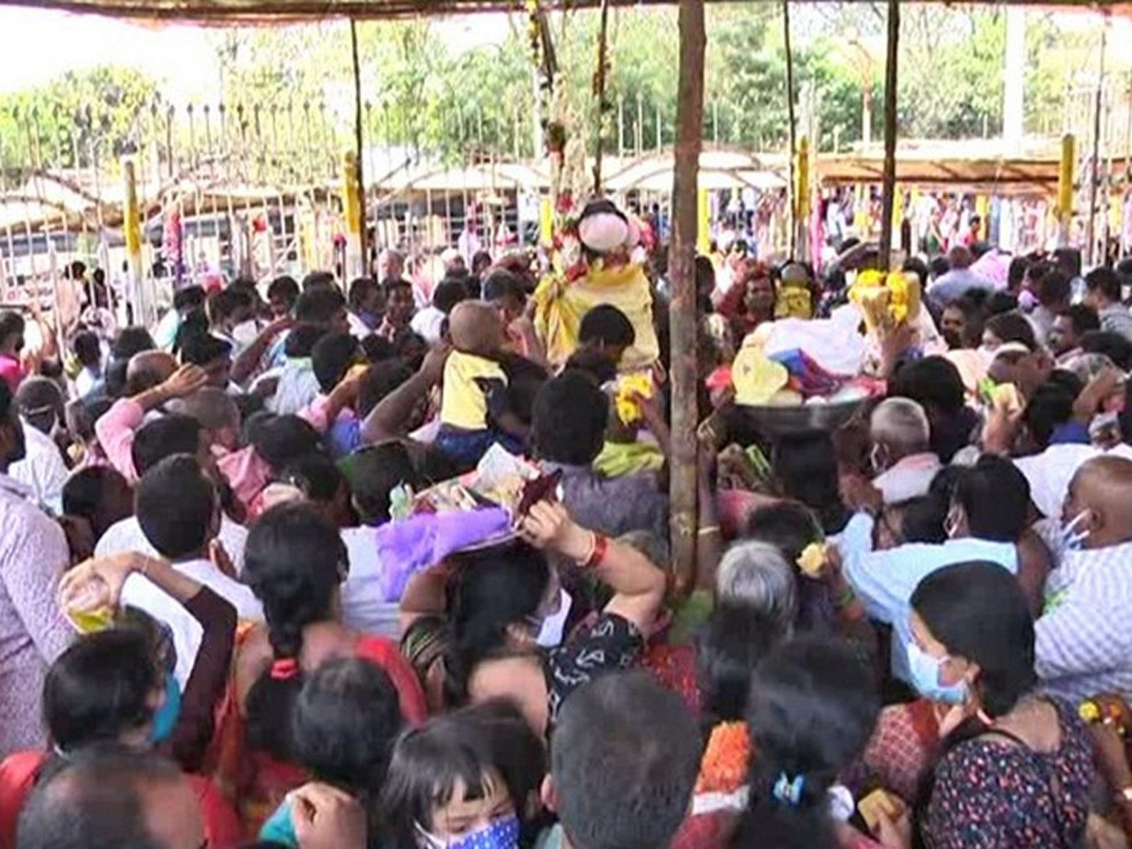 Sammakka Sarakka jatara(Photo/ANI)