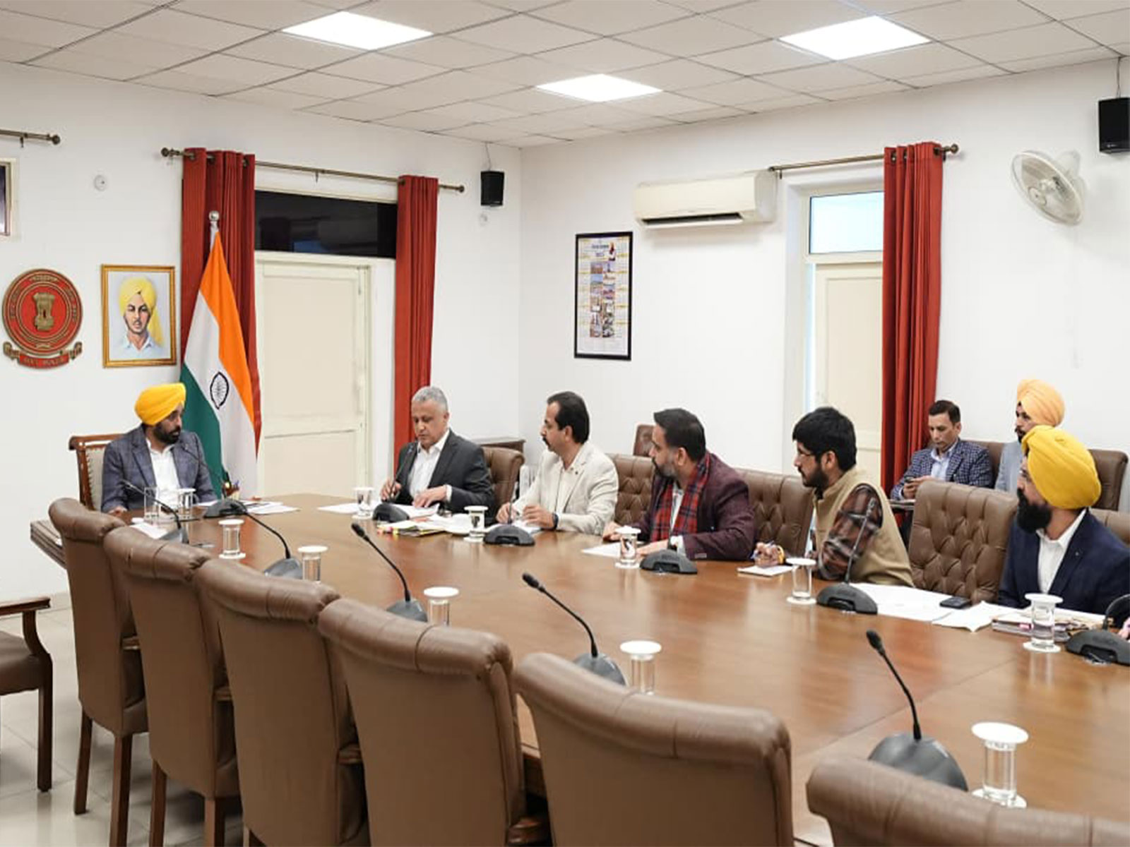 Punjab CM Mann directs overhaul of sports infrastructure with ₹1,350 crore plan (Photo/Punjab CMO) Punjab CM Mann directs overhaul of sports infrastructure with ₹1,350 crore plan (Photo/Punjab CMO)